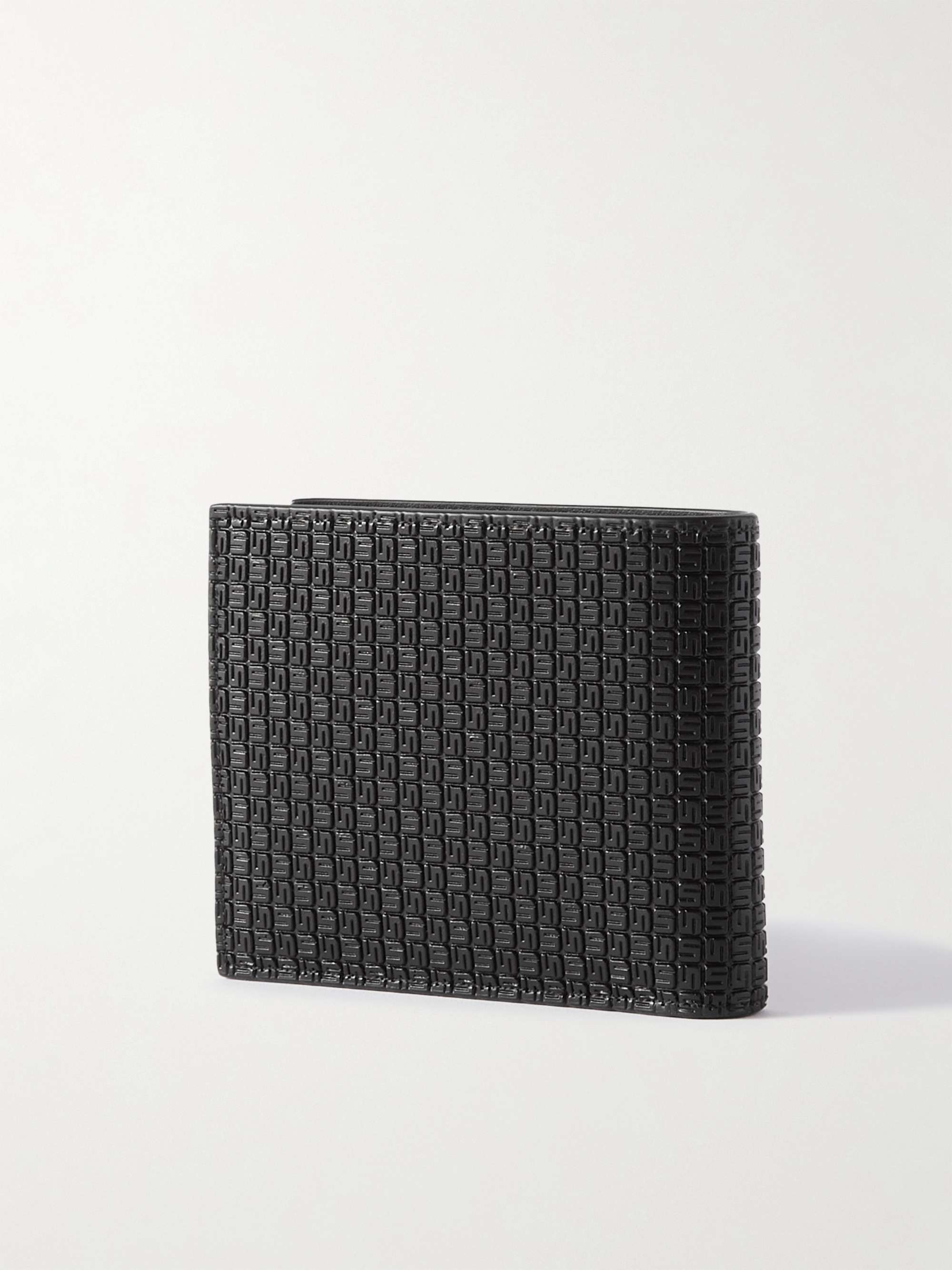 SERAPIAN + Space Invaders Printed Stepan Coated-Canvas and Leather Billfold Wallet