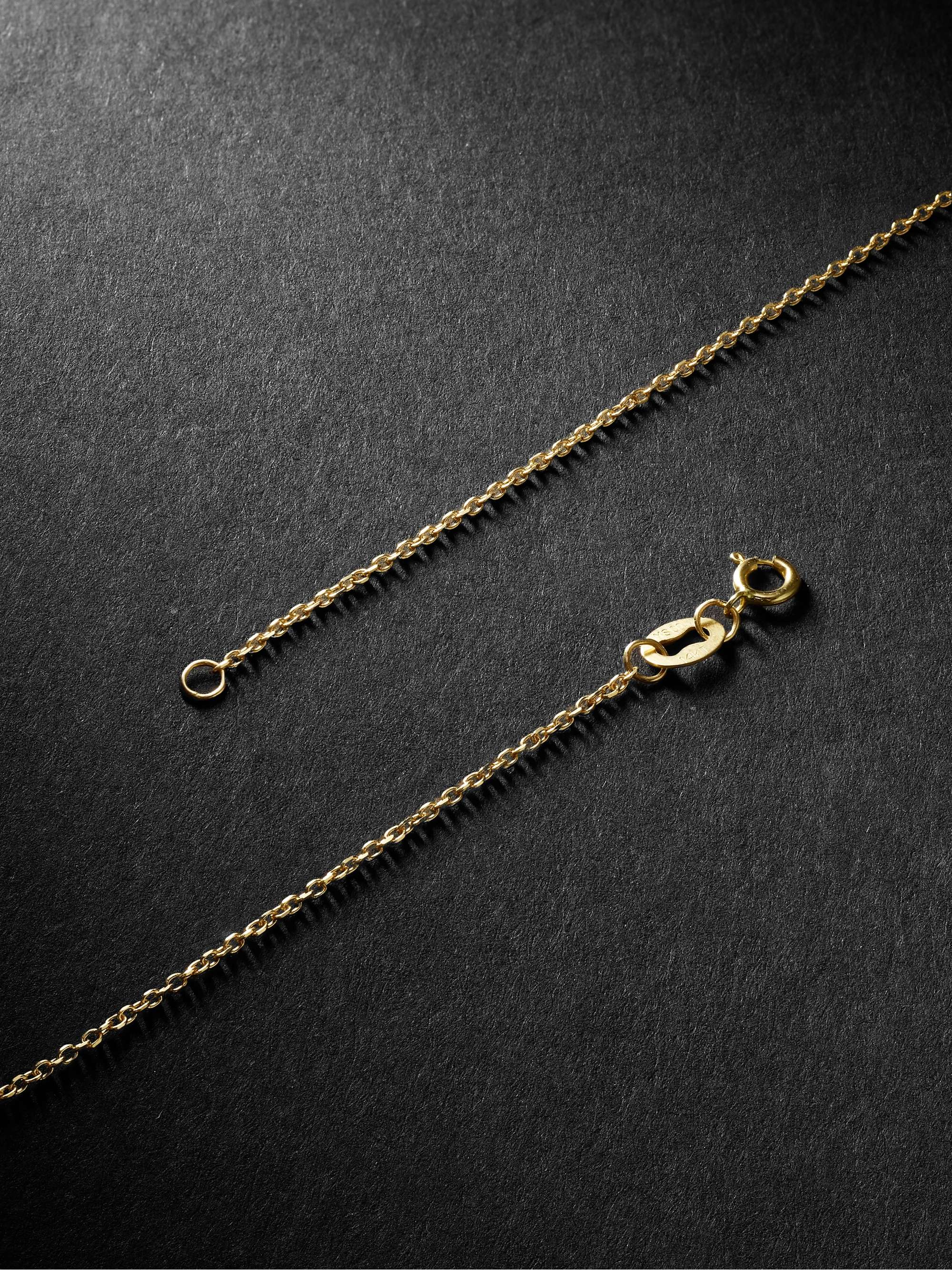 LUIS MORAIS Gold Carnelian Necklace