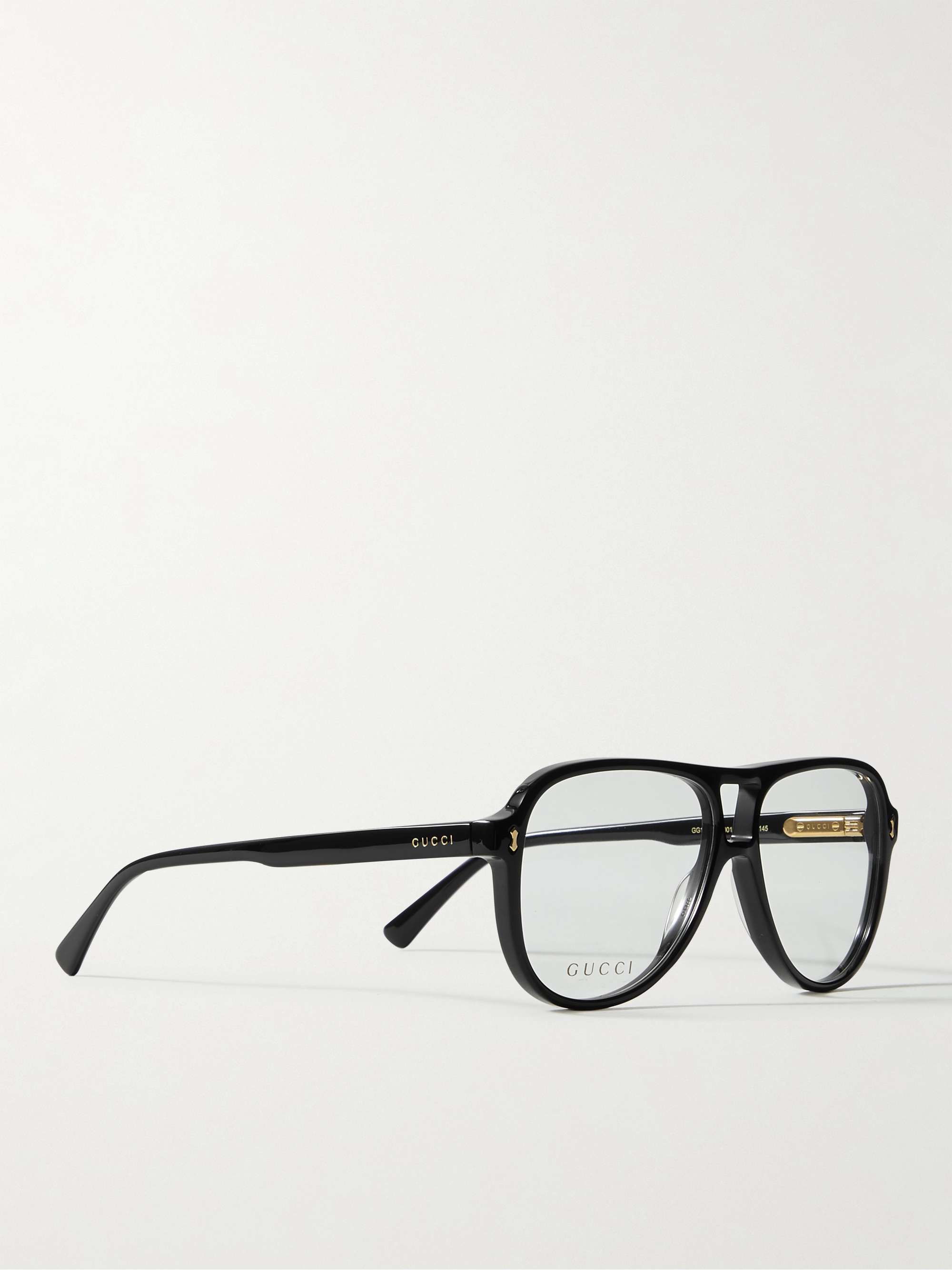 GUCCI EYEWEAR Aviator-Style Acetate Optical Glasses