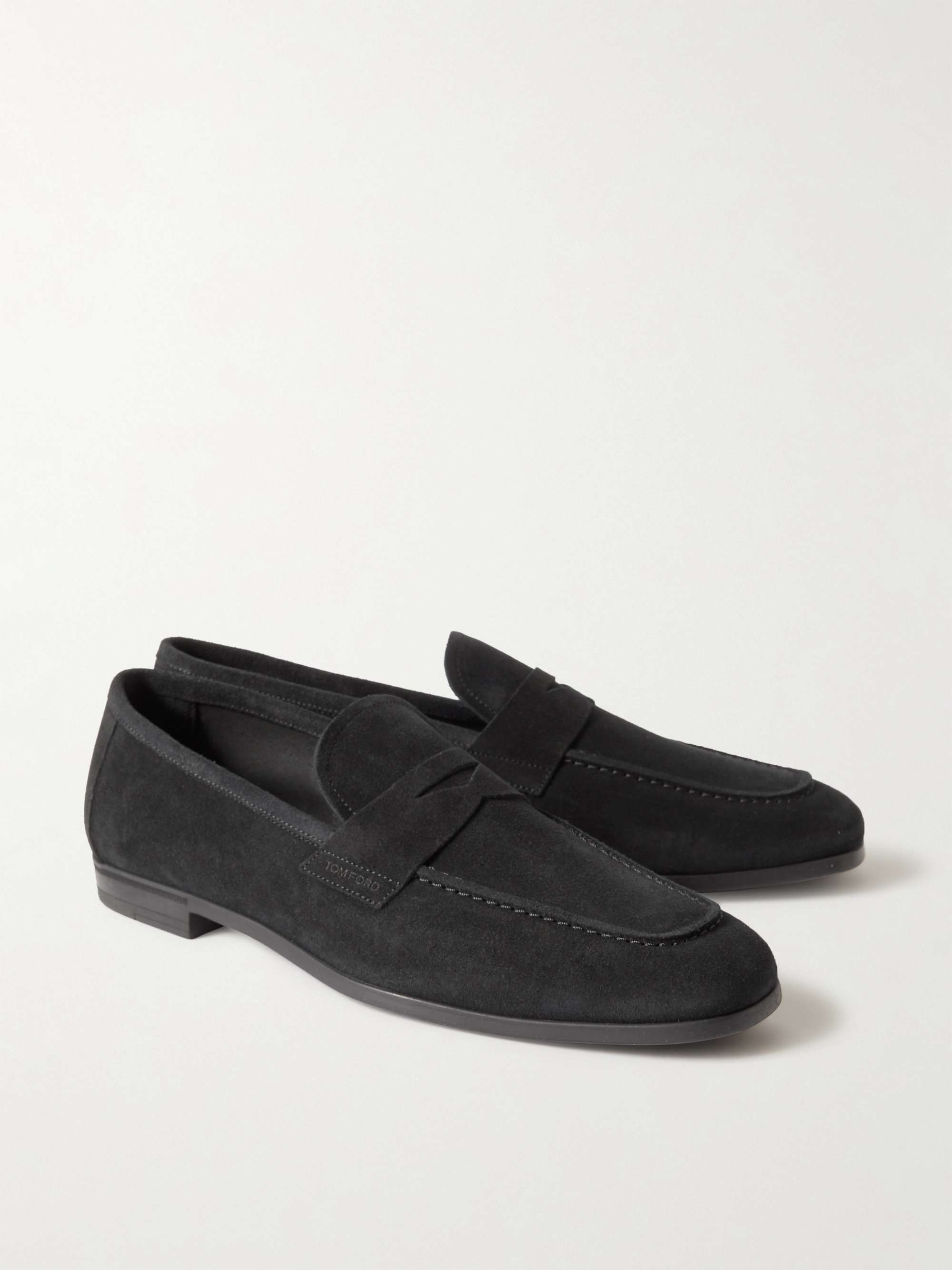 TOM FORD Sean Leather Penny Loafers