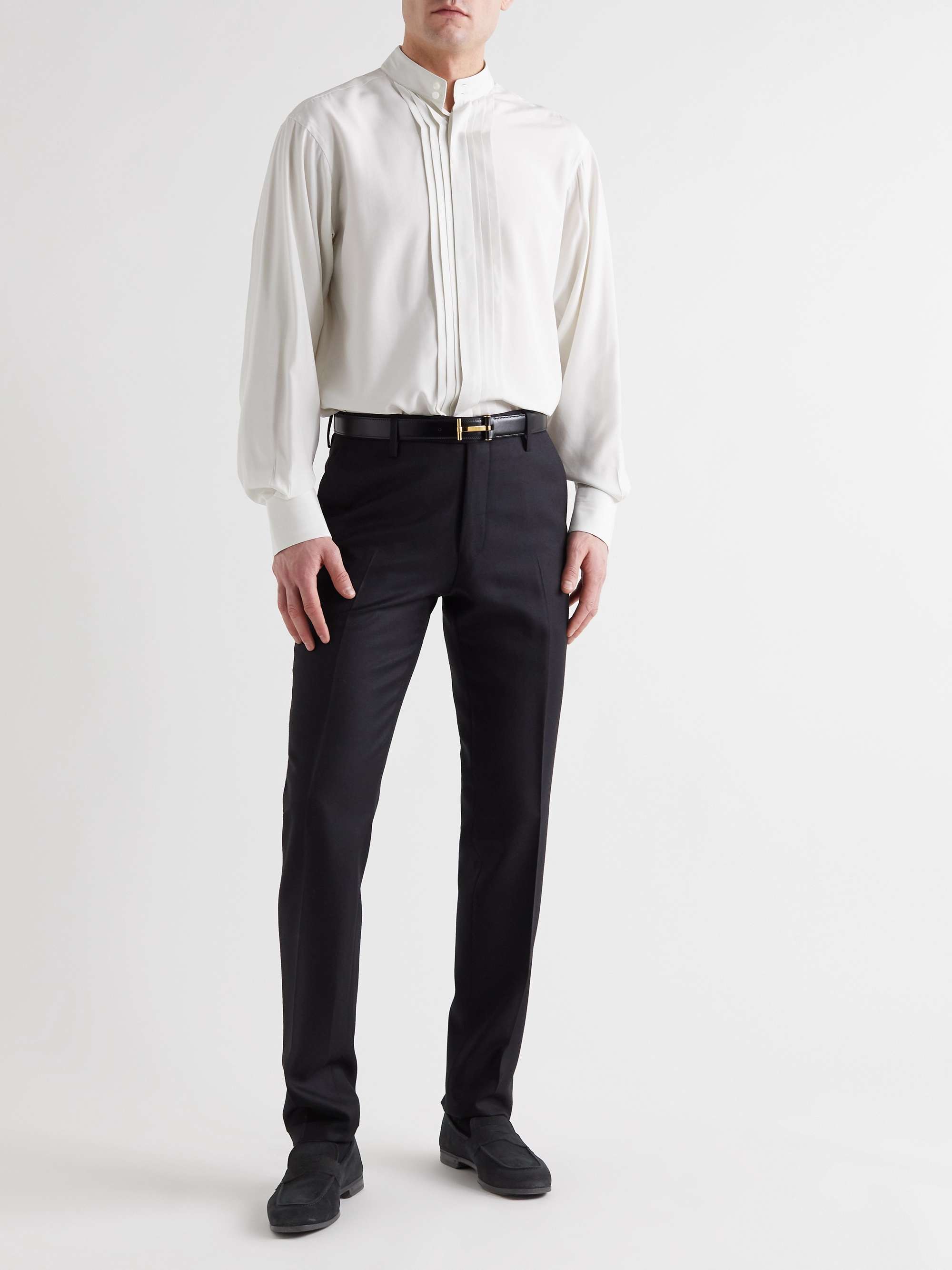 TOM FORD Sean Leather Penny Loafers