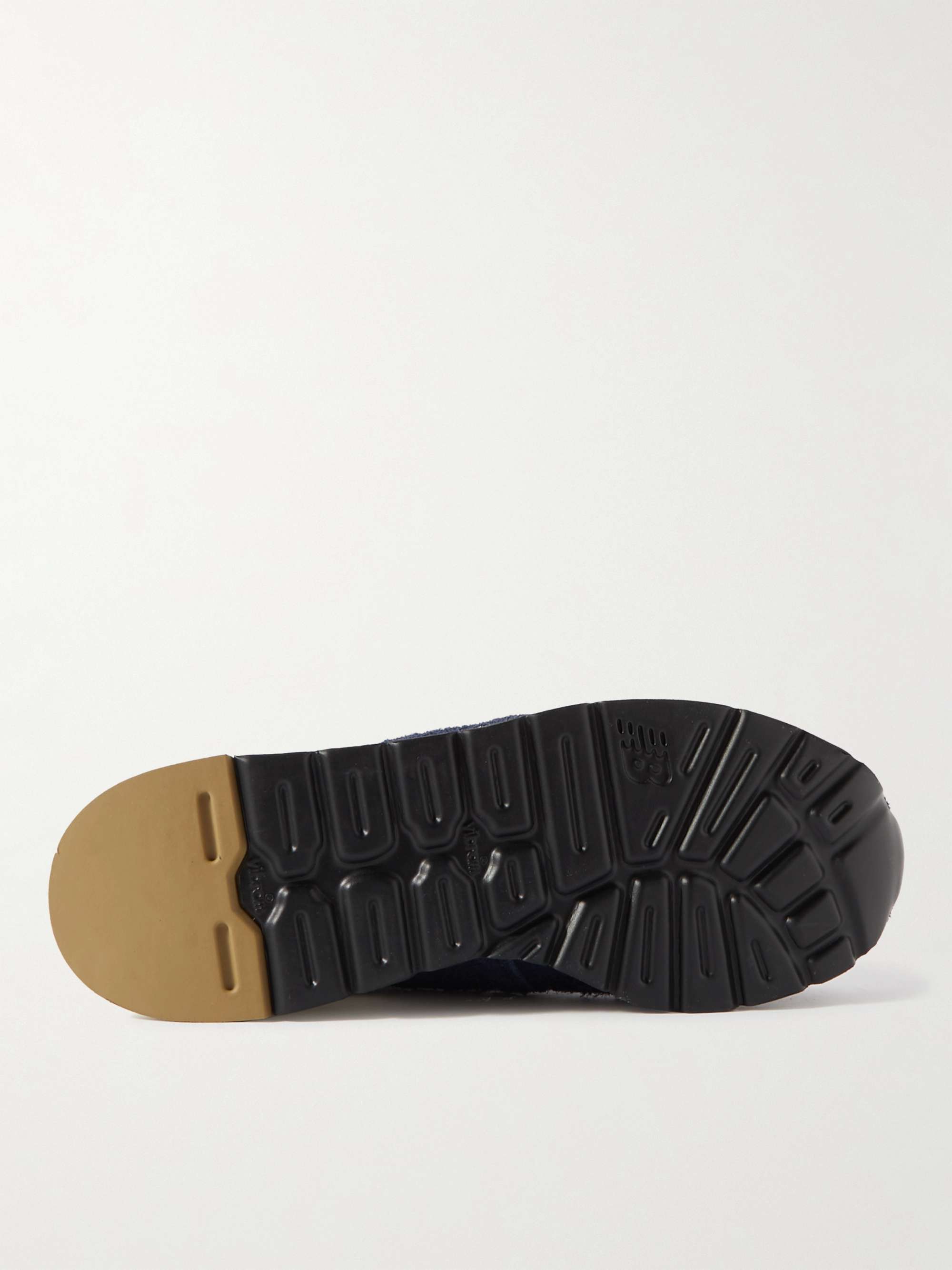 NEW BALANCE + Carhartt WIP 990v1 Leather-Trimmed Suede and Mesh Sneakers