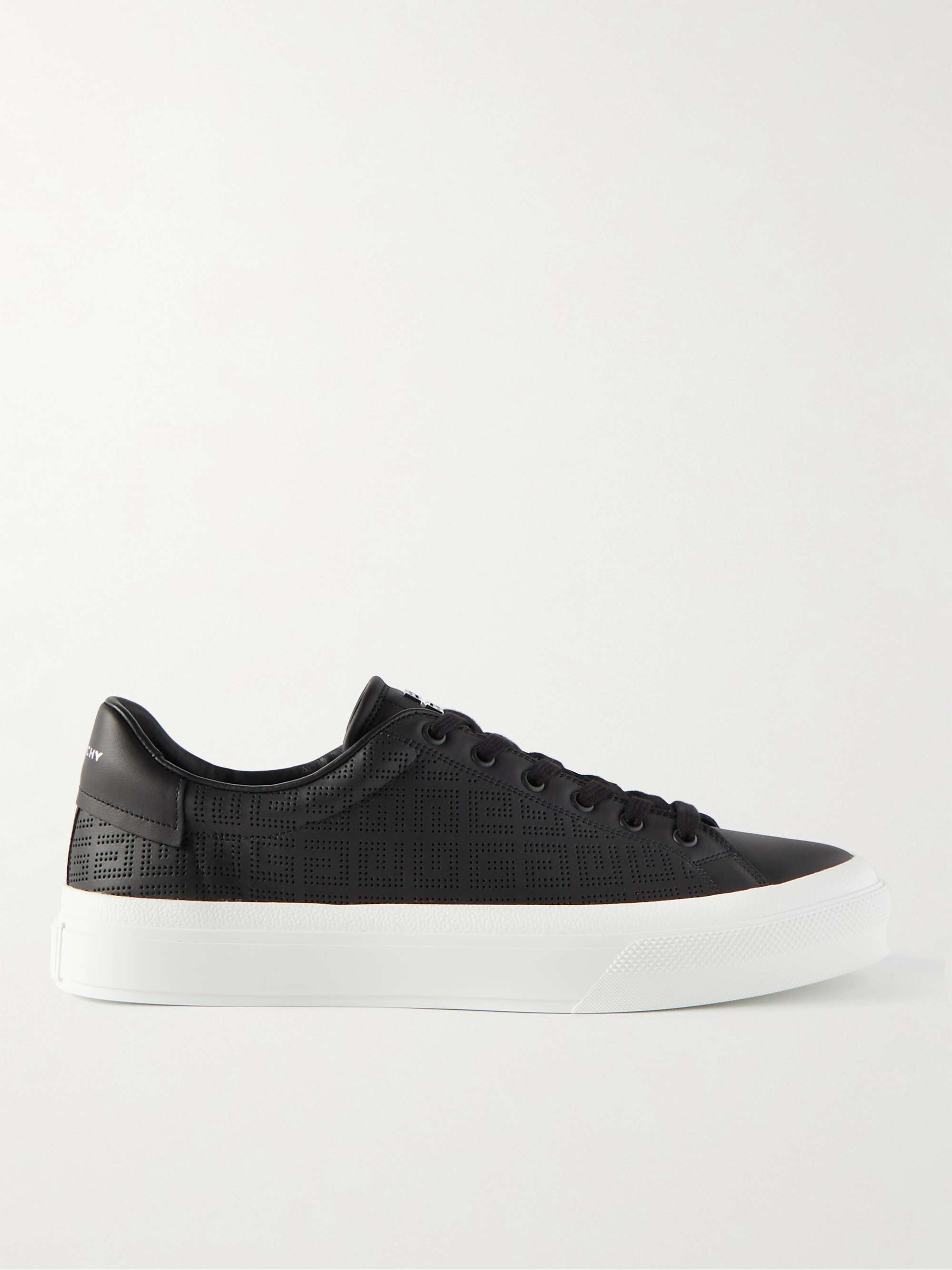 GIVENCHY City Sport Logo-Embossed Leather Sneakers | MR PORTER
