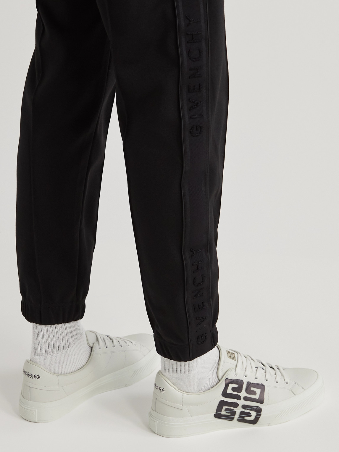 Shop Givenchy Chito City Sport Logo-print Leather Sneakers In White