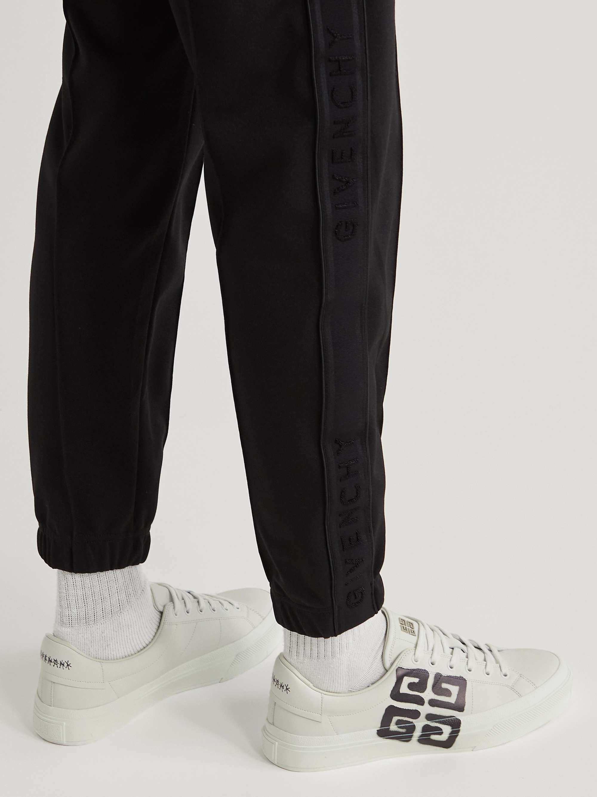 GIVENCHY + Chito City Sport Logo-Print Leather Sneakers