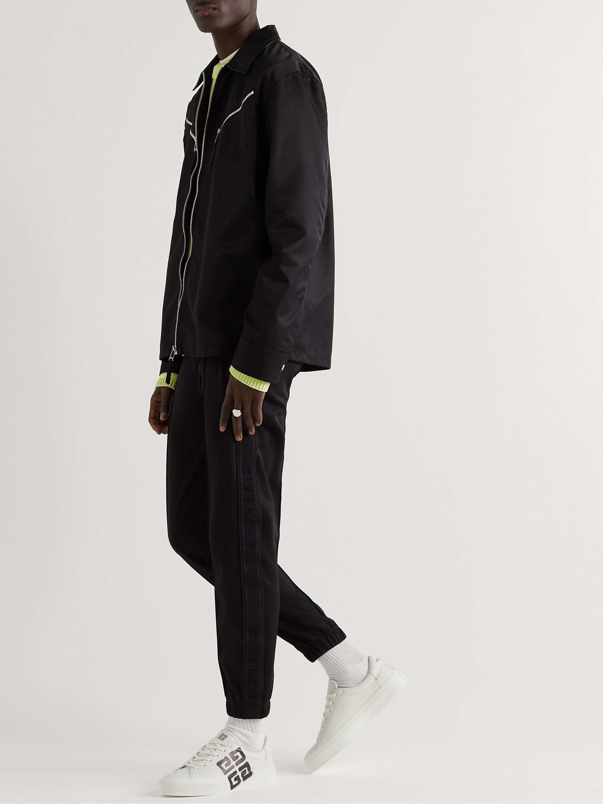 GIVENCHY + Chito City Sport Logo-Print Leather Sneakers