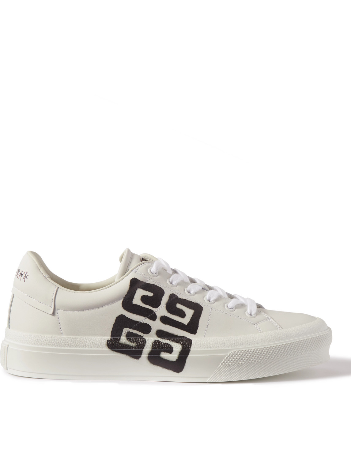 Shop Givenchy Chito City Sport Logo-print Leather Sneakers In White