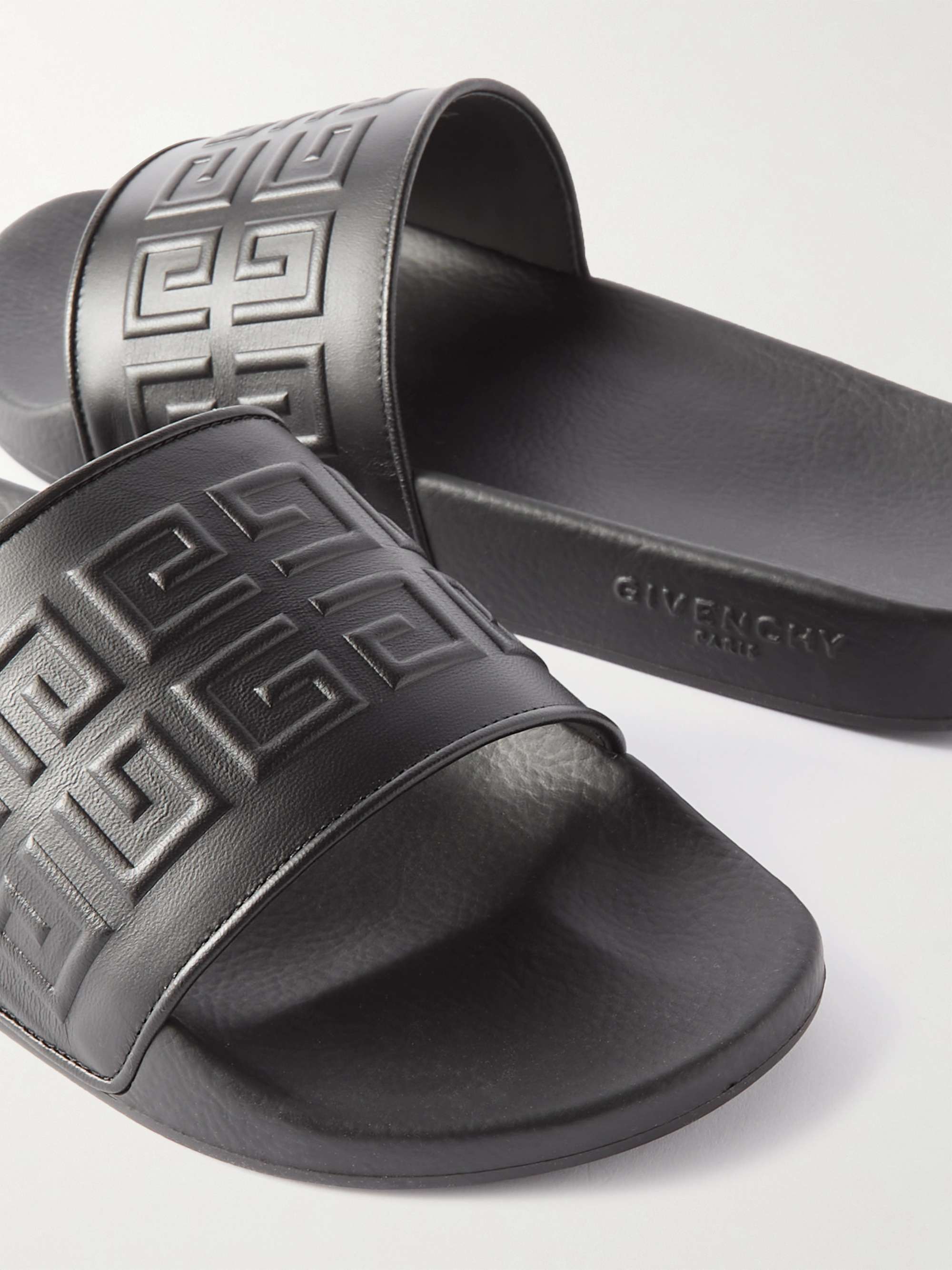 GIVENCHY Logo-Embossed Rubber Slides