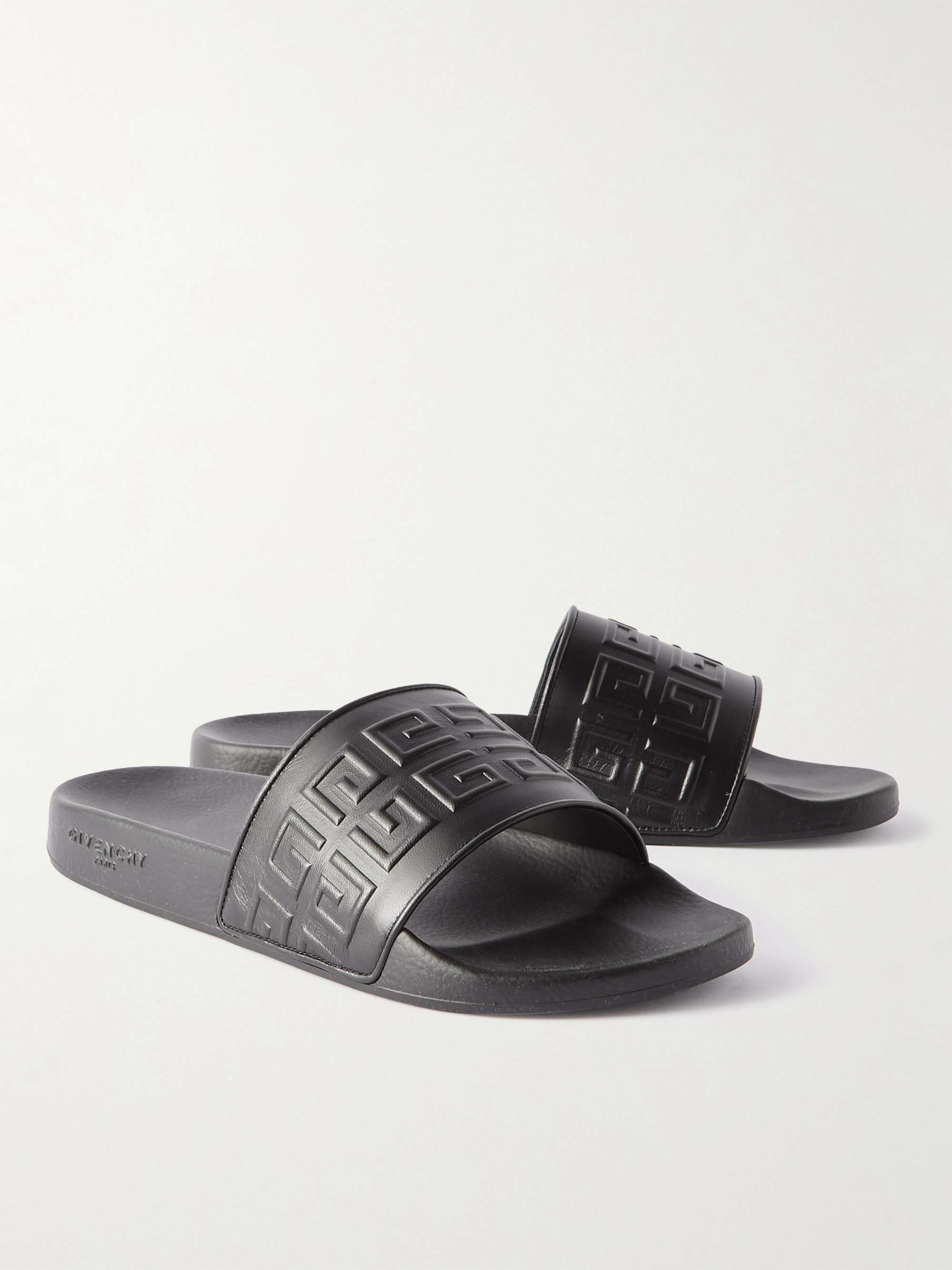 GIVENCHY Logo-Embossed Rubber Slides