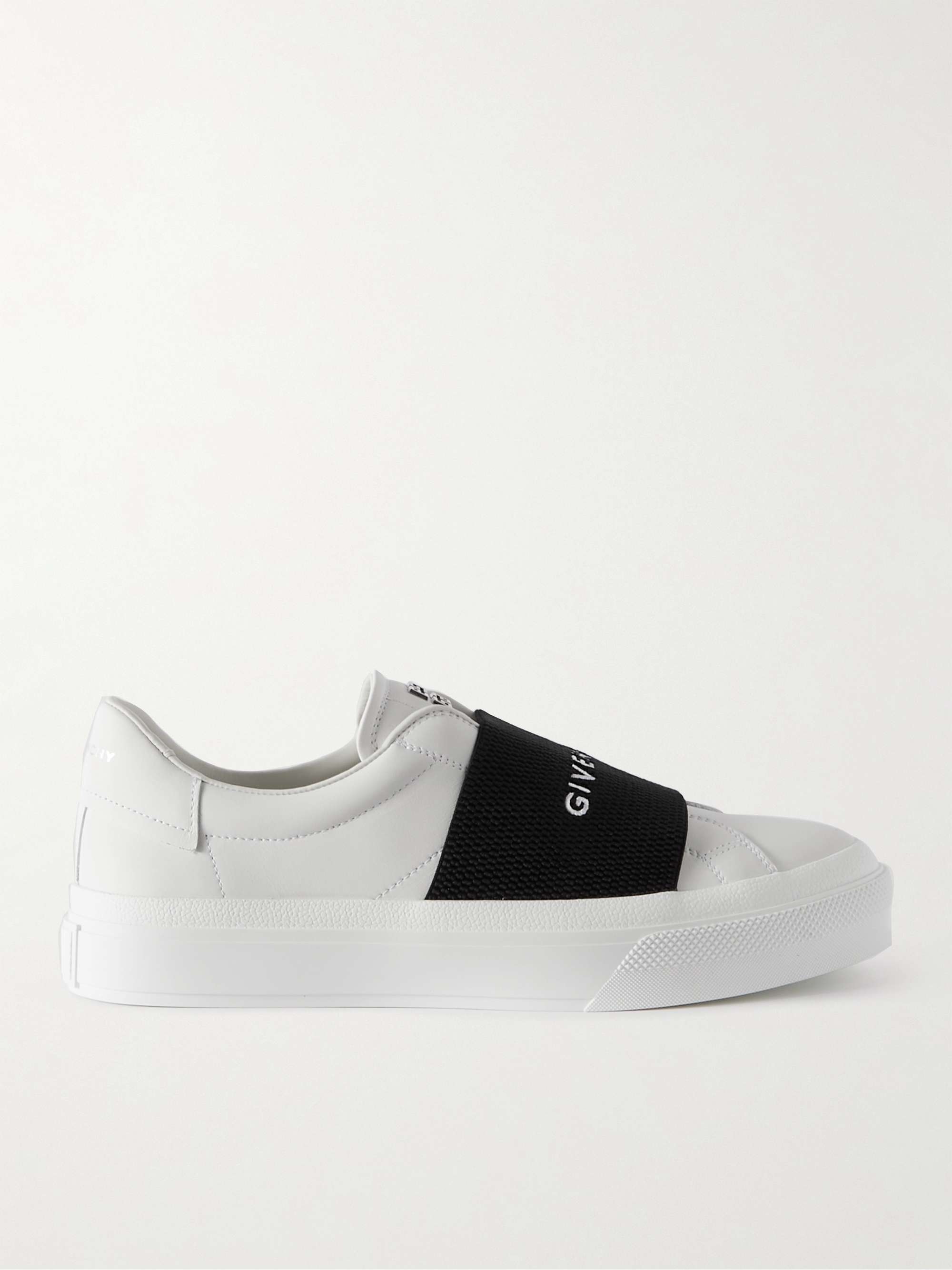 GIVENCHY City Court Slip-On Leather Sneakers for Men | MR PORTER