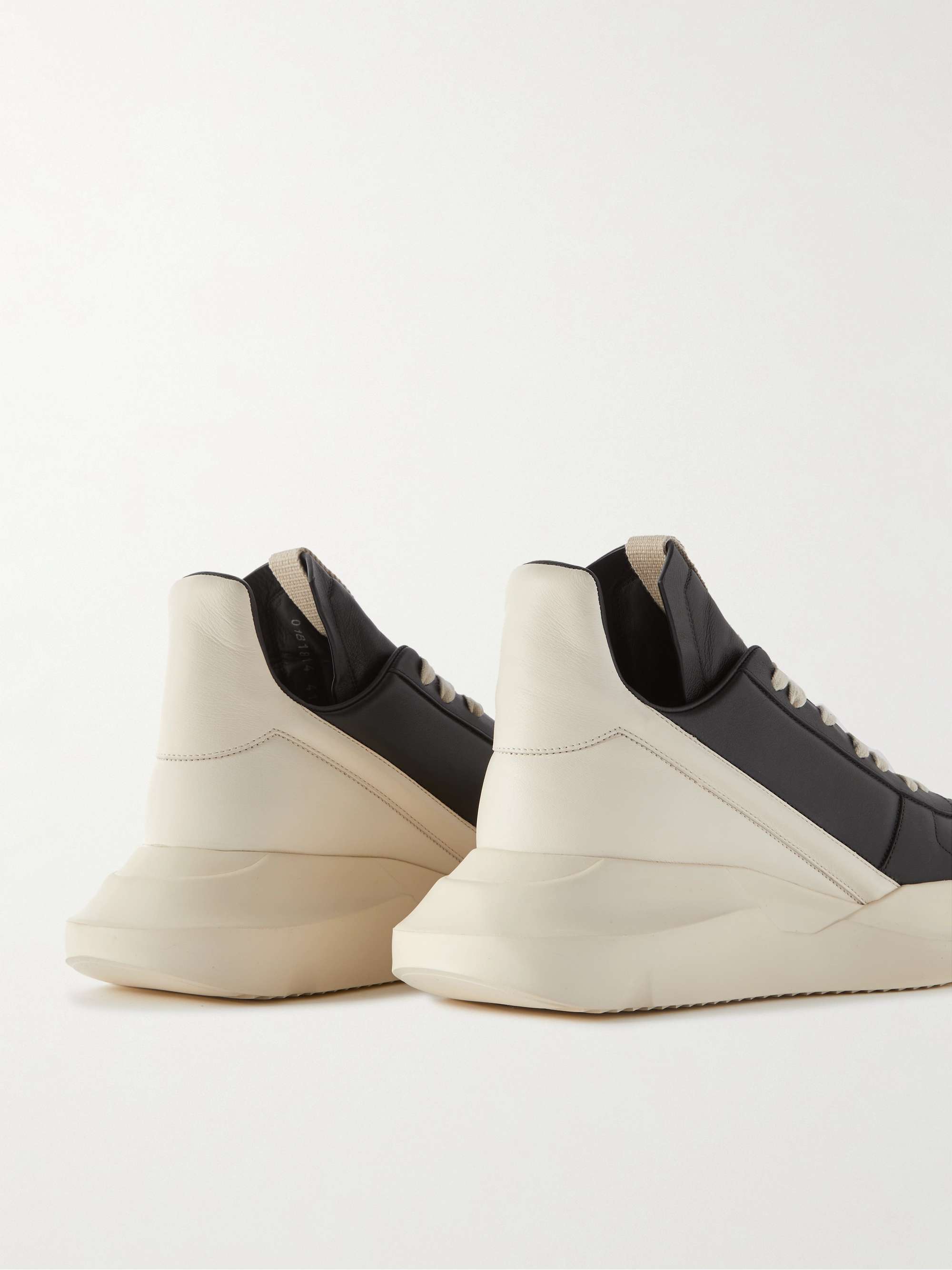 RICK OWENS Geth Runner Leather Sneakers