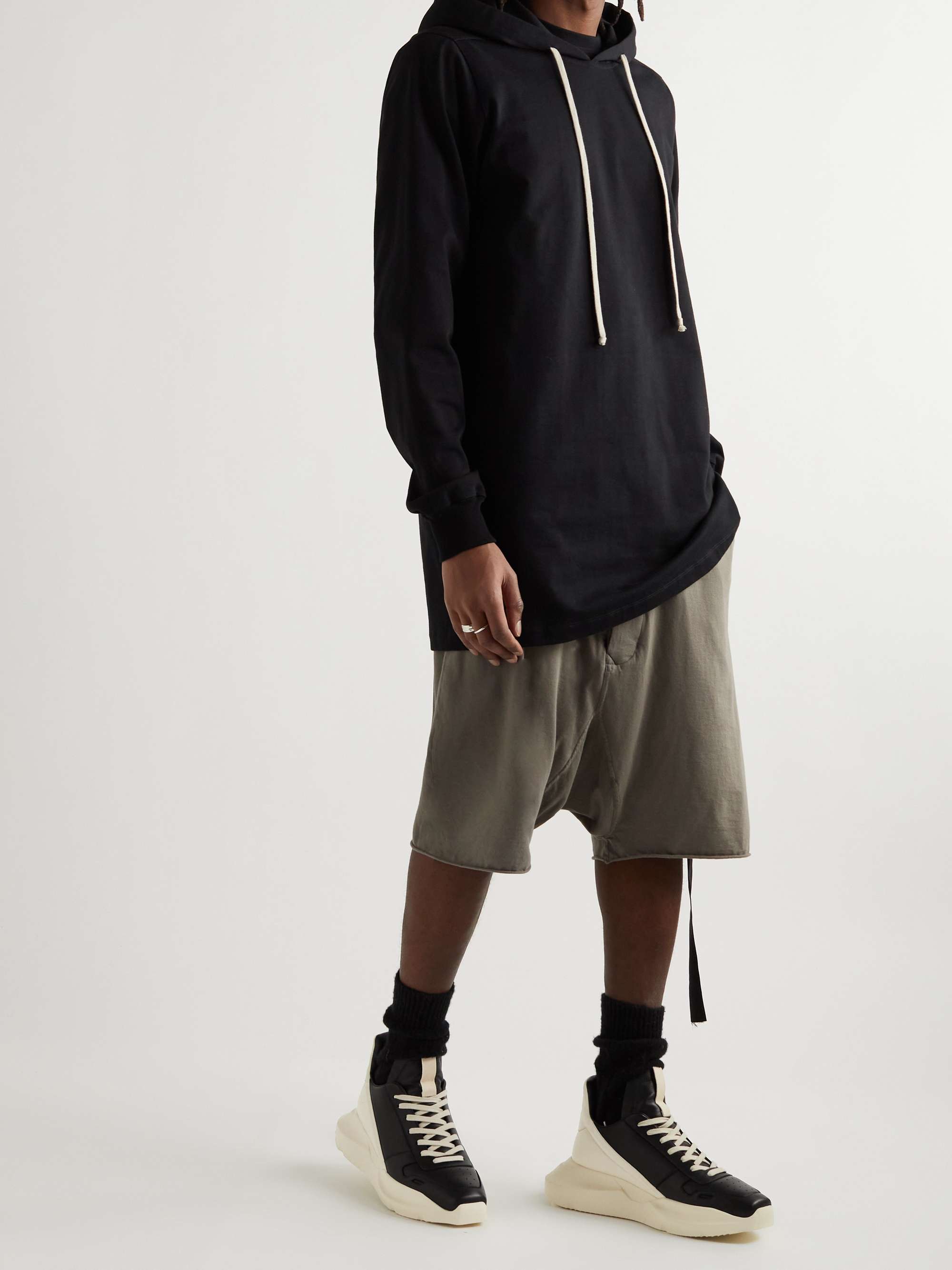 RICK OWENS Geth Runner Leather Sneakers