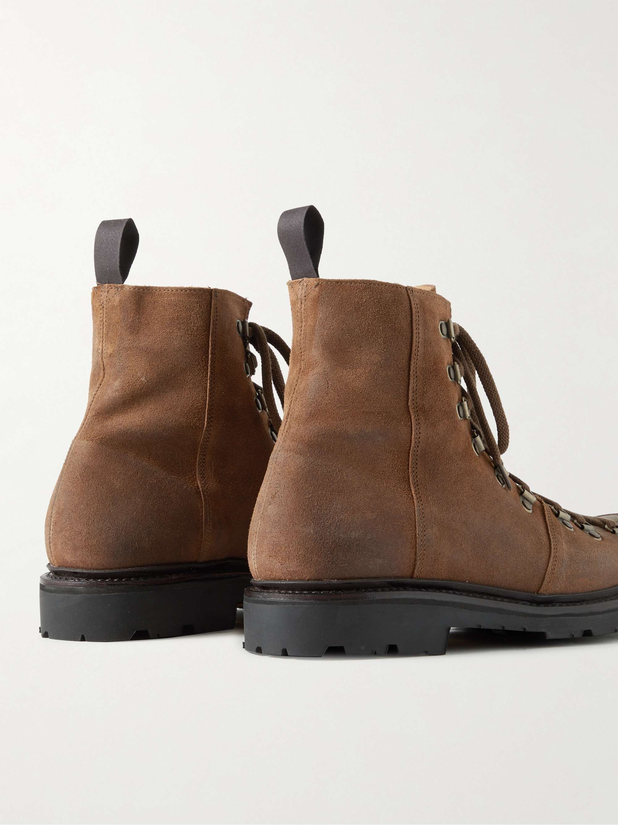 GRENSON Brady Distressed Suede Boots