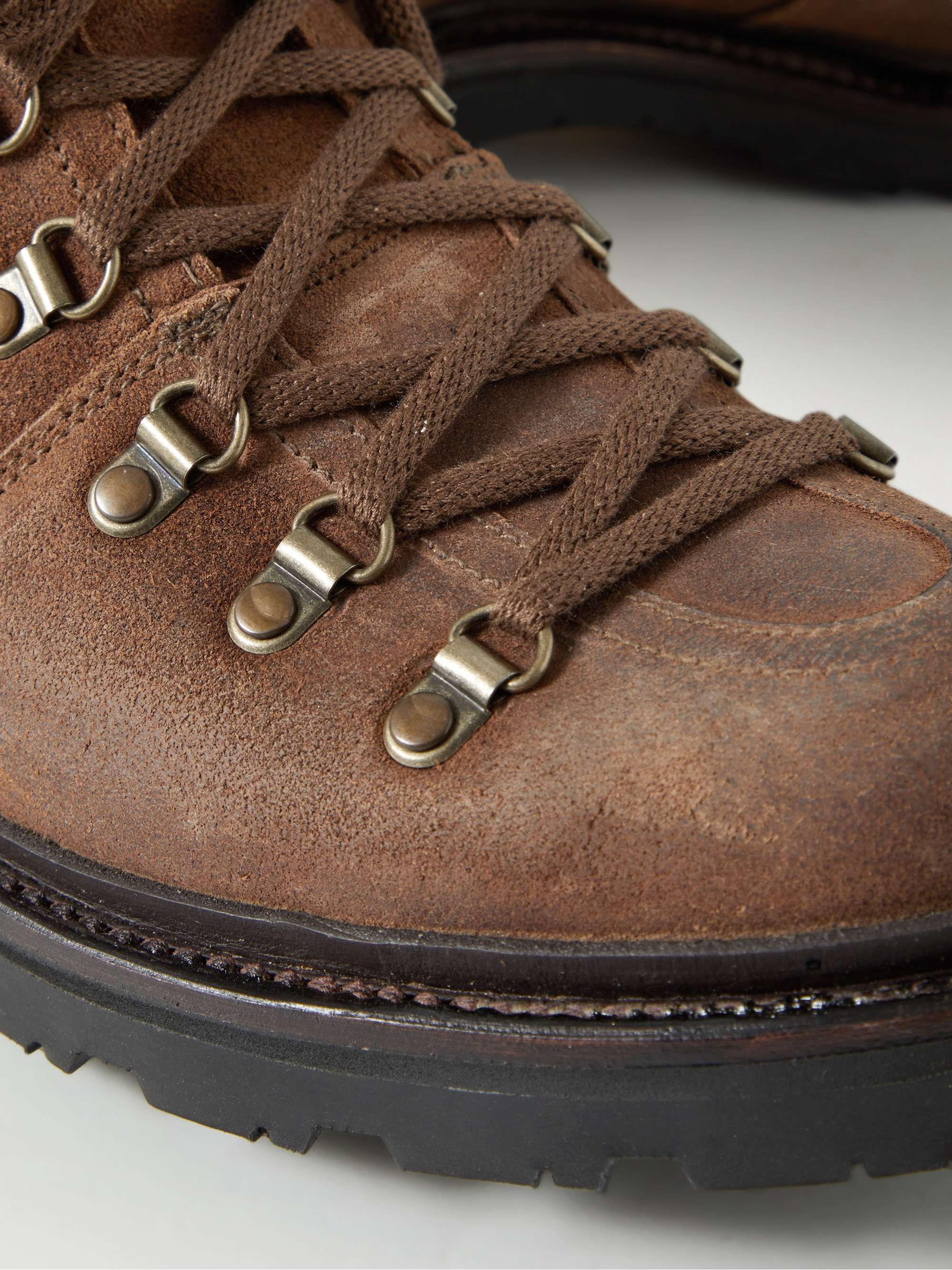 GRENSON Brady Distressed Suede Boots