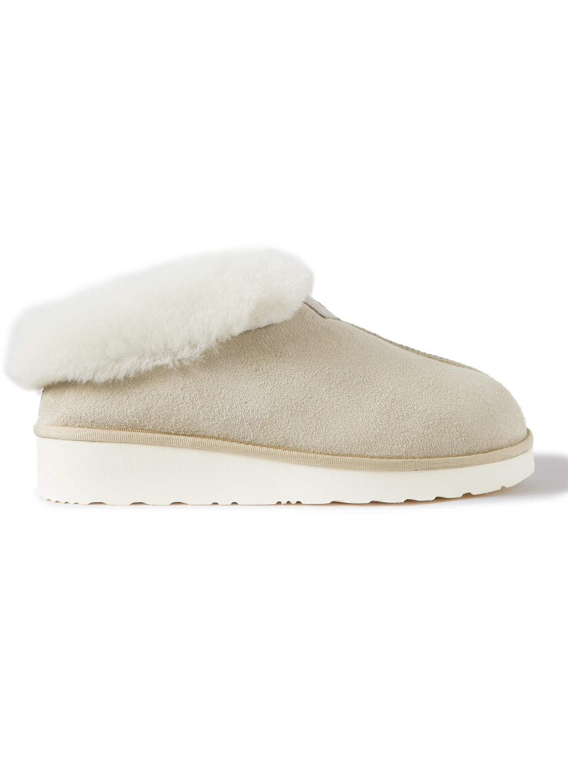 Wyeth Shearling-Lined Suede Slippers