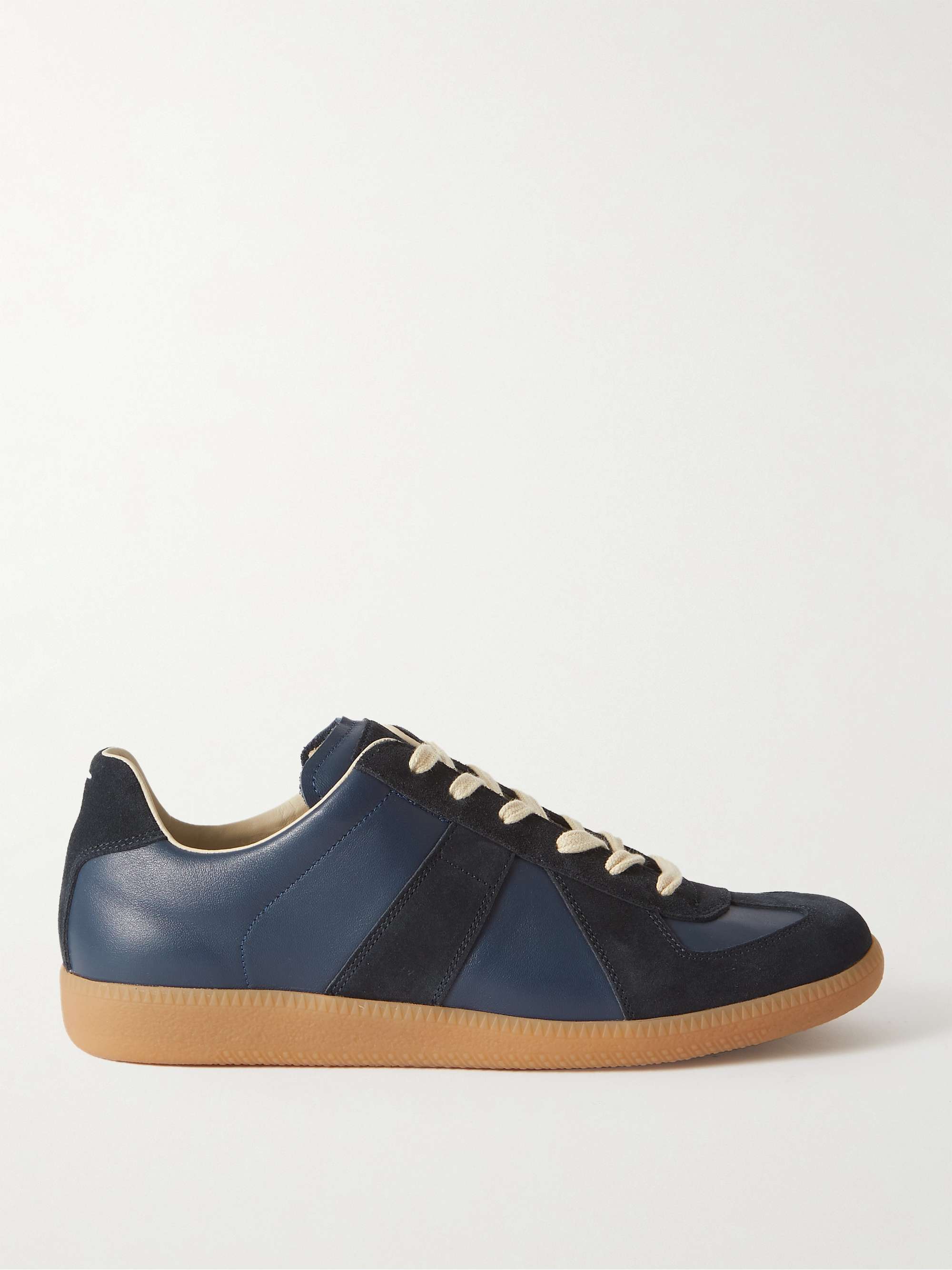 MAISON MARGIELA Replica Leather and Sneakers for Men | MR PORTER