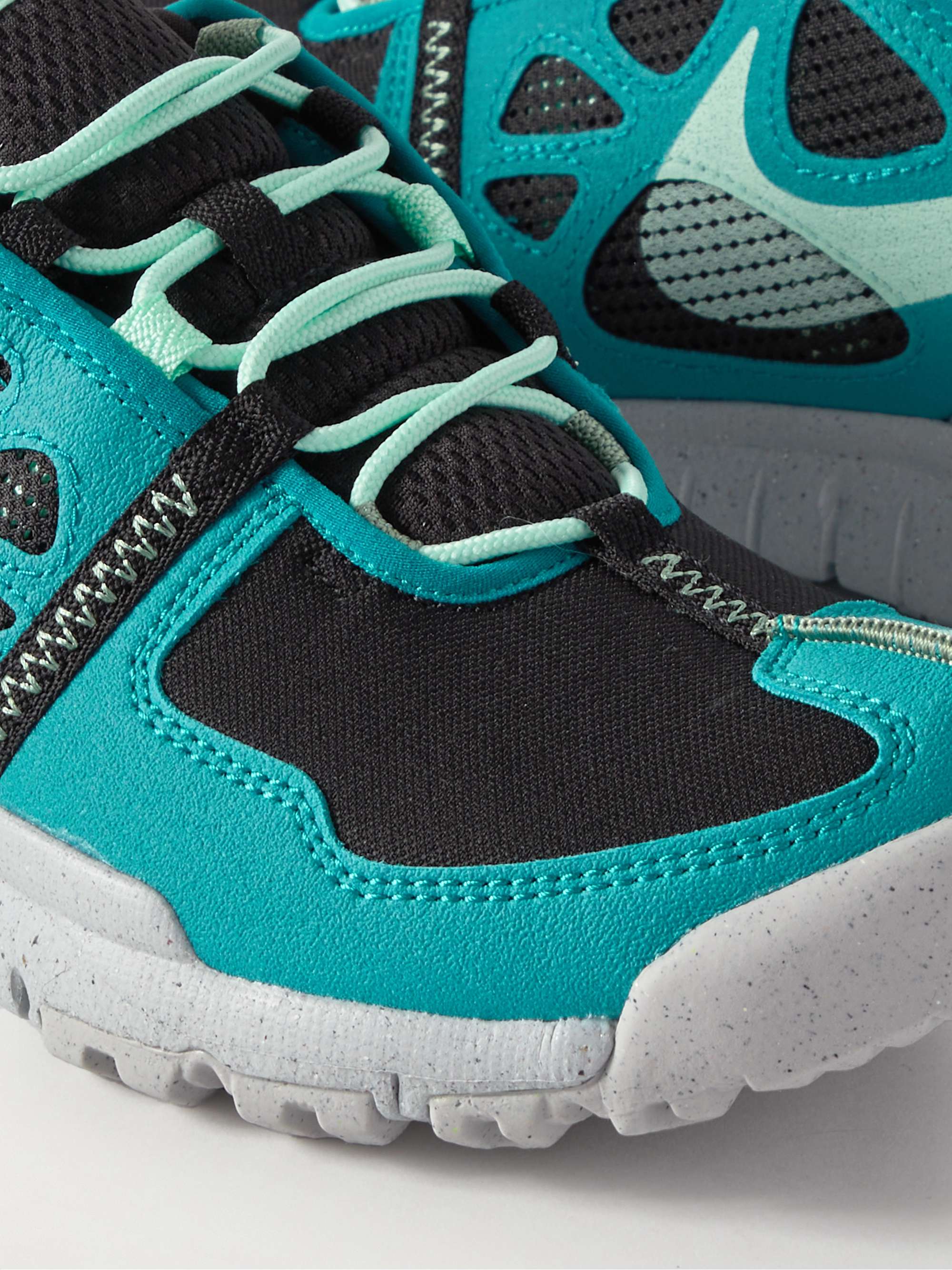 NIKE Free Terra Vista Leather, Canvas and Mesh Sneakers