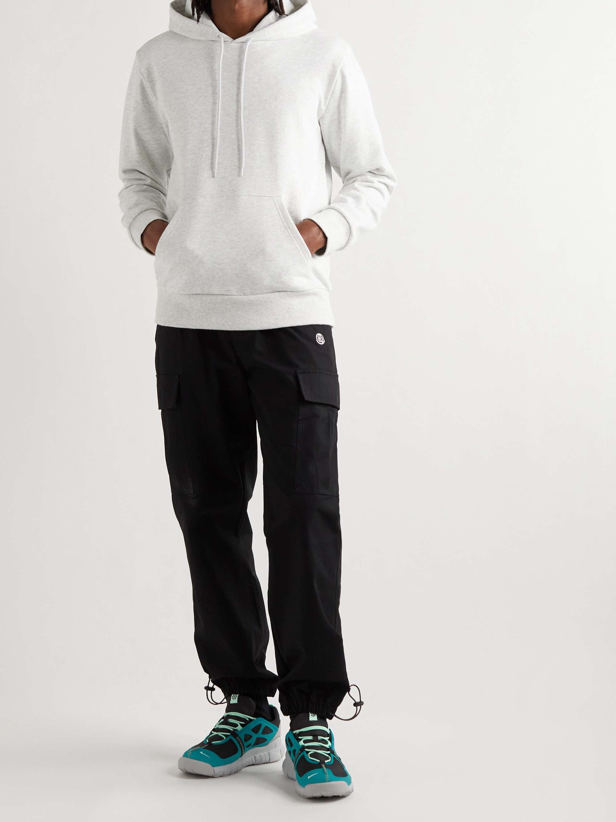 NIKE Free Terra Vista Leather, Canvas and Mesh Sneakers