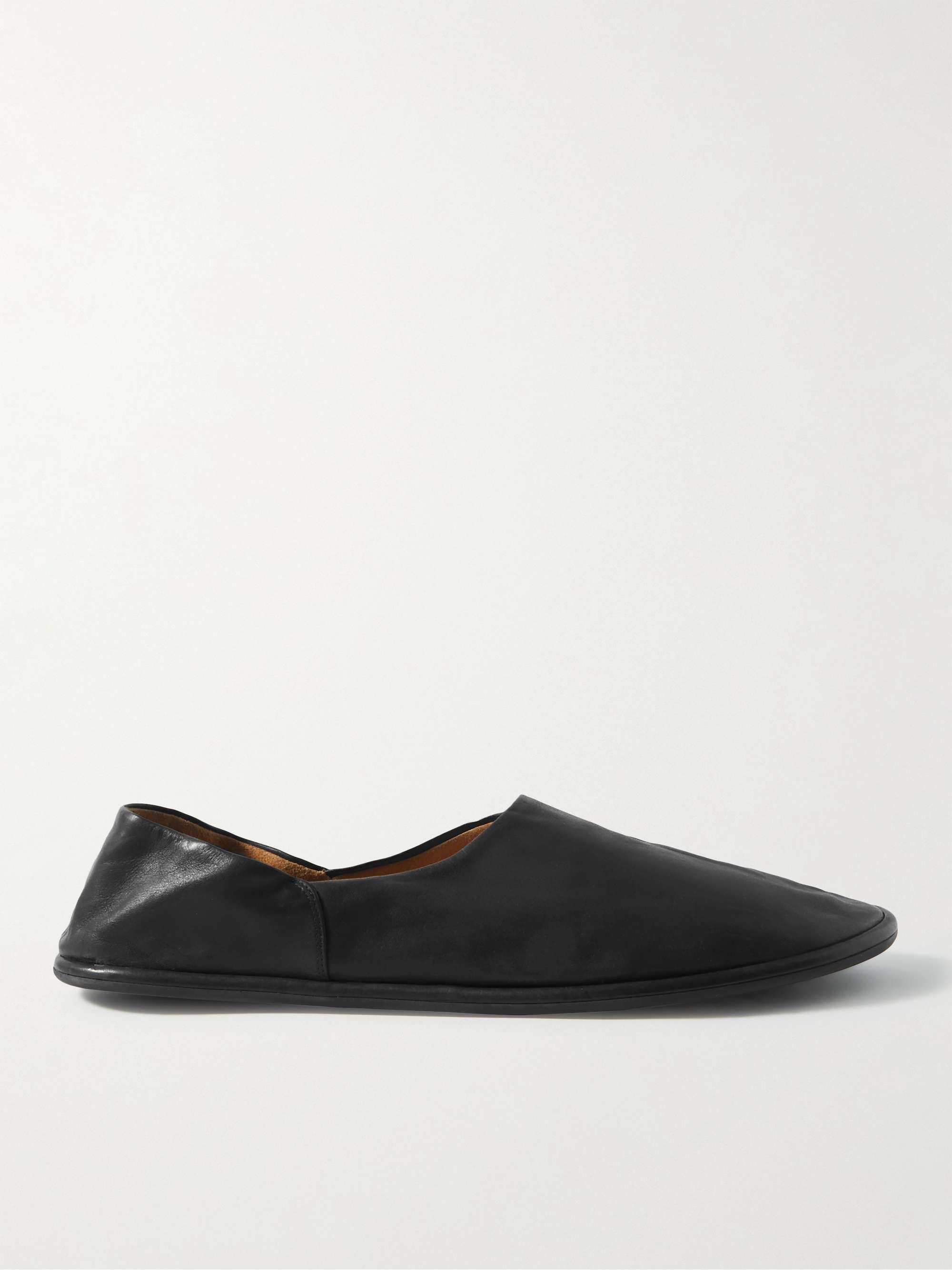 THE ROW Collapsible-Heel Suede Loafers