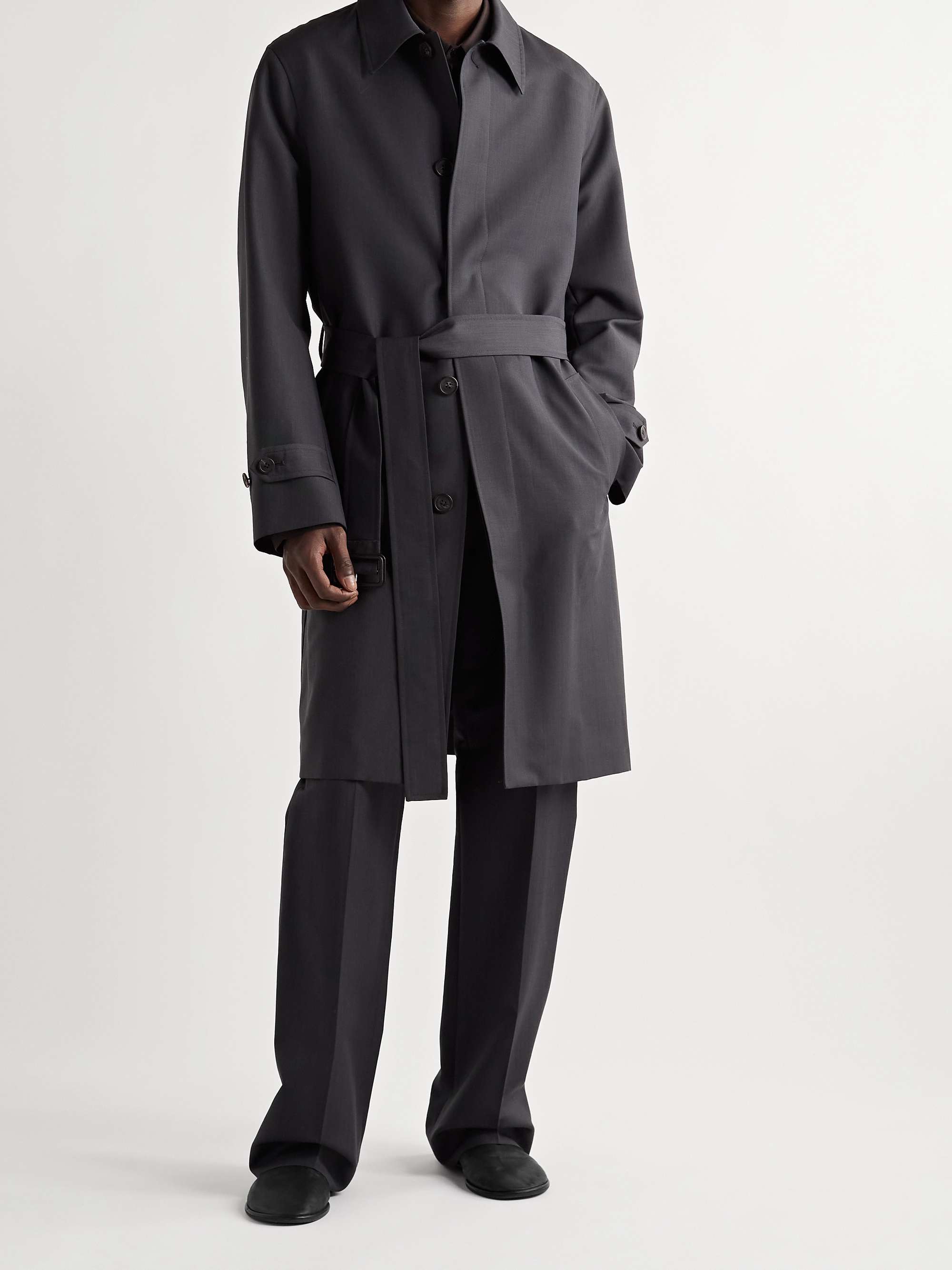 THE ROW Collapsible-Heel Suede Loafers