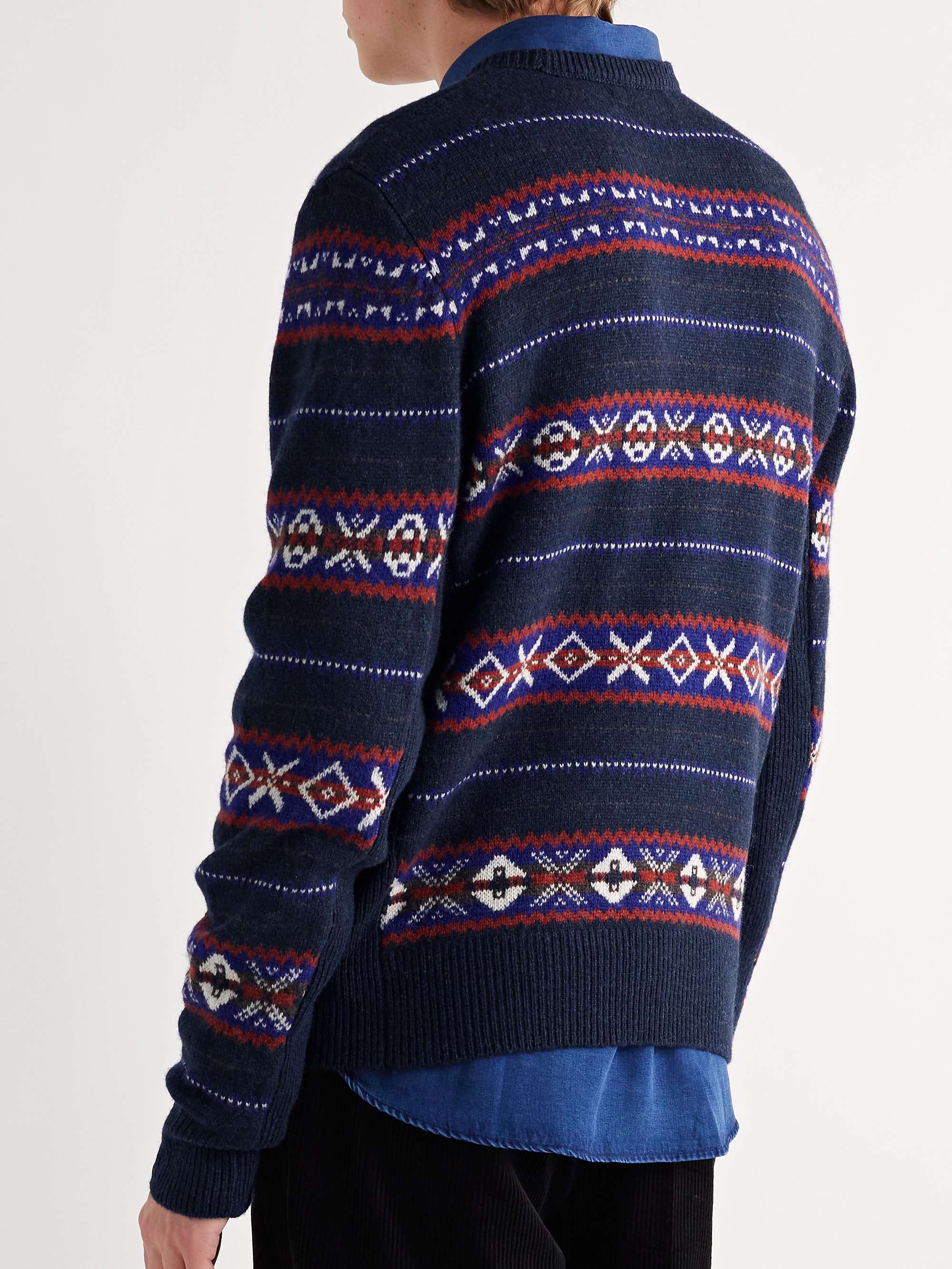 RAG & BONE Wesley Fair Isle Wool Sweater