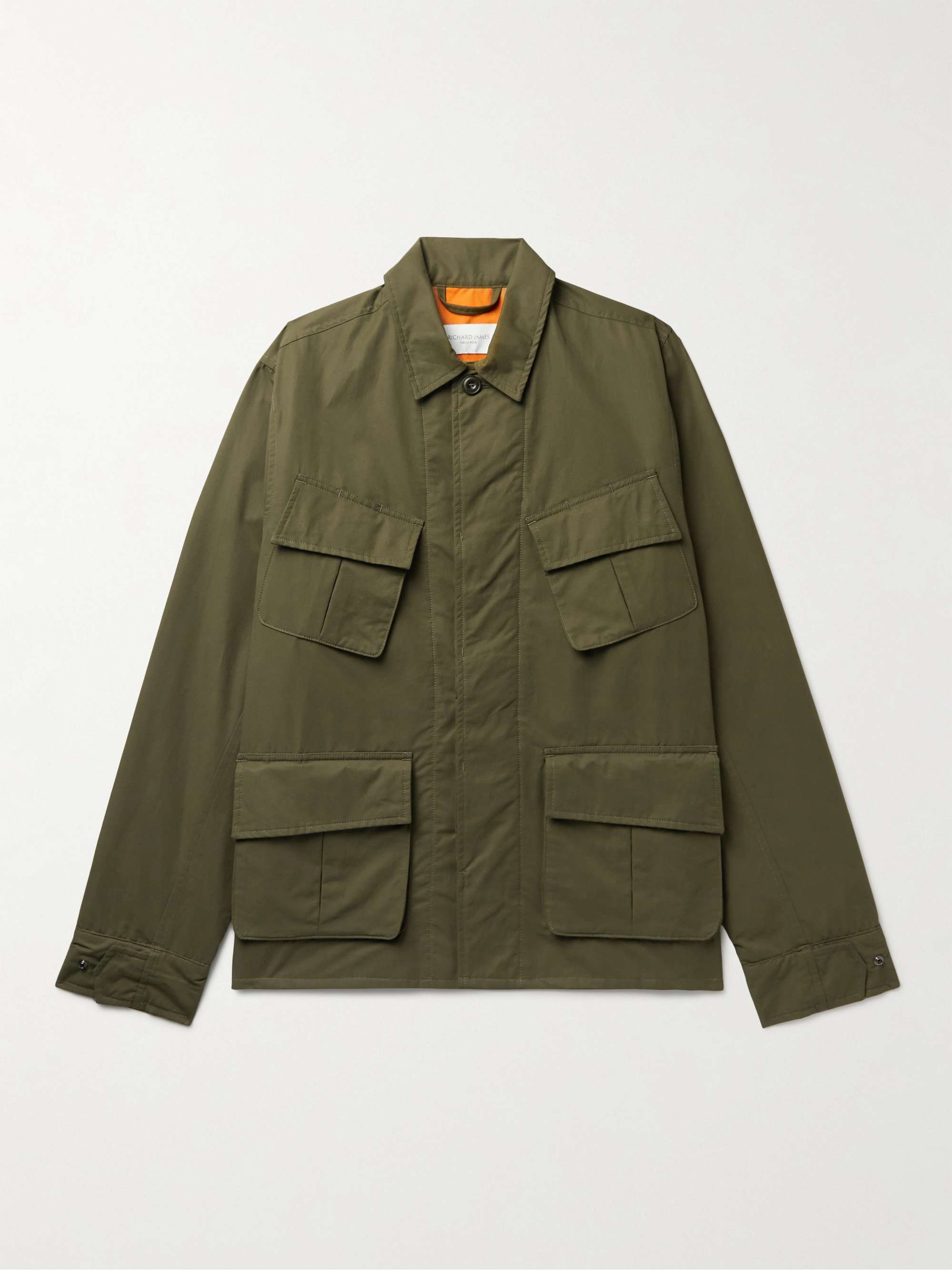 RICHARD JAMES Jungle Cotton-Blend Jacket for Men | MR PORTER