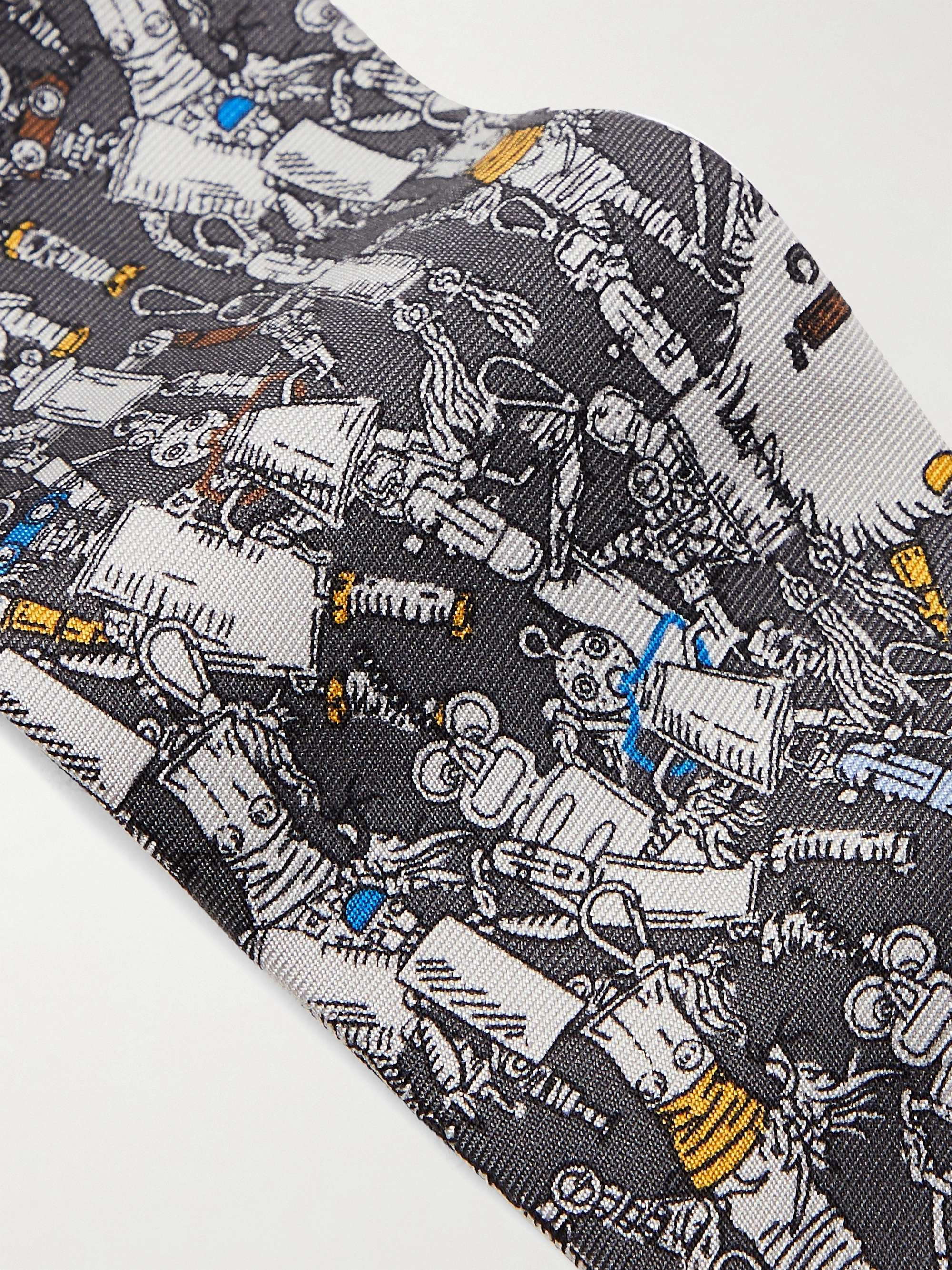 PRADA 7cm Printed Silk-Twill Tie