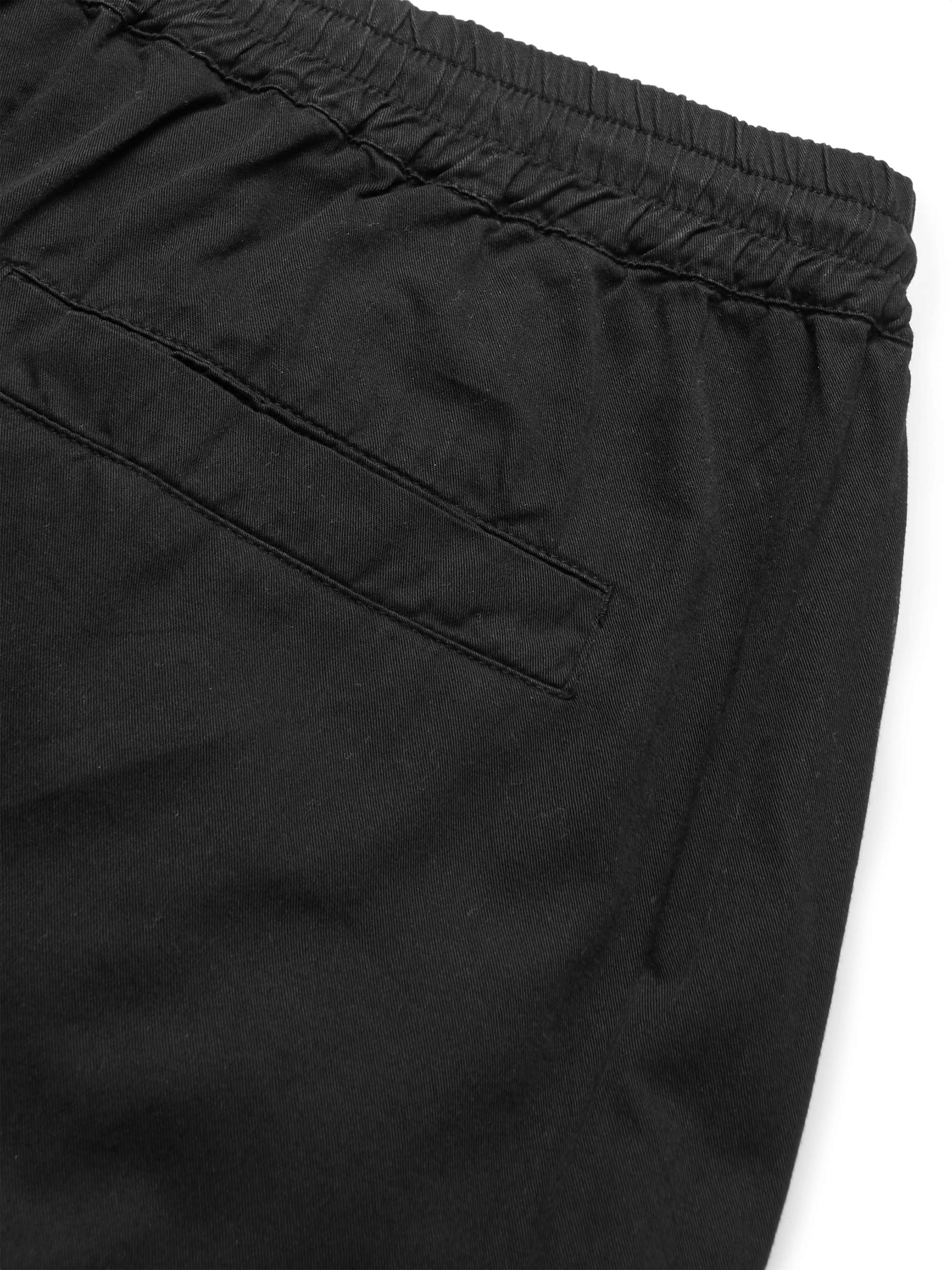 FOLK Pantaloni a gamba affusolata in twill di cotone con coulisse