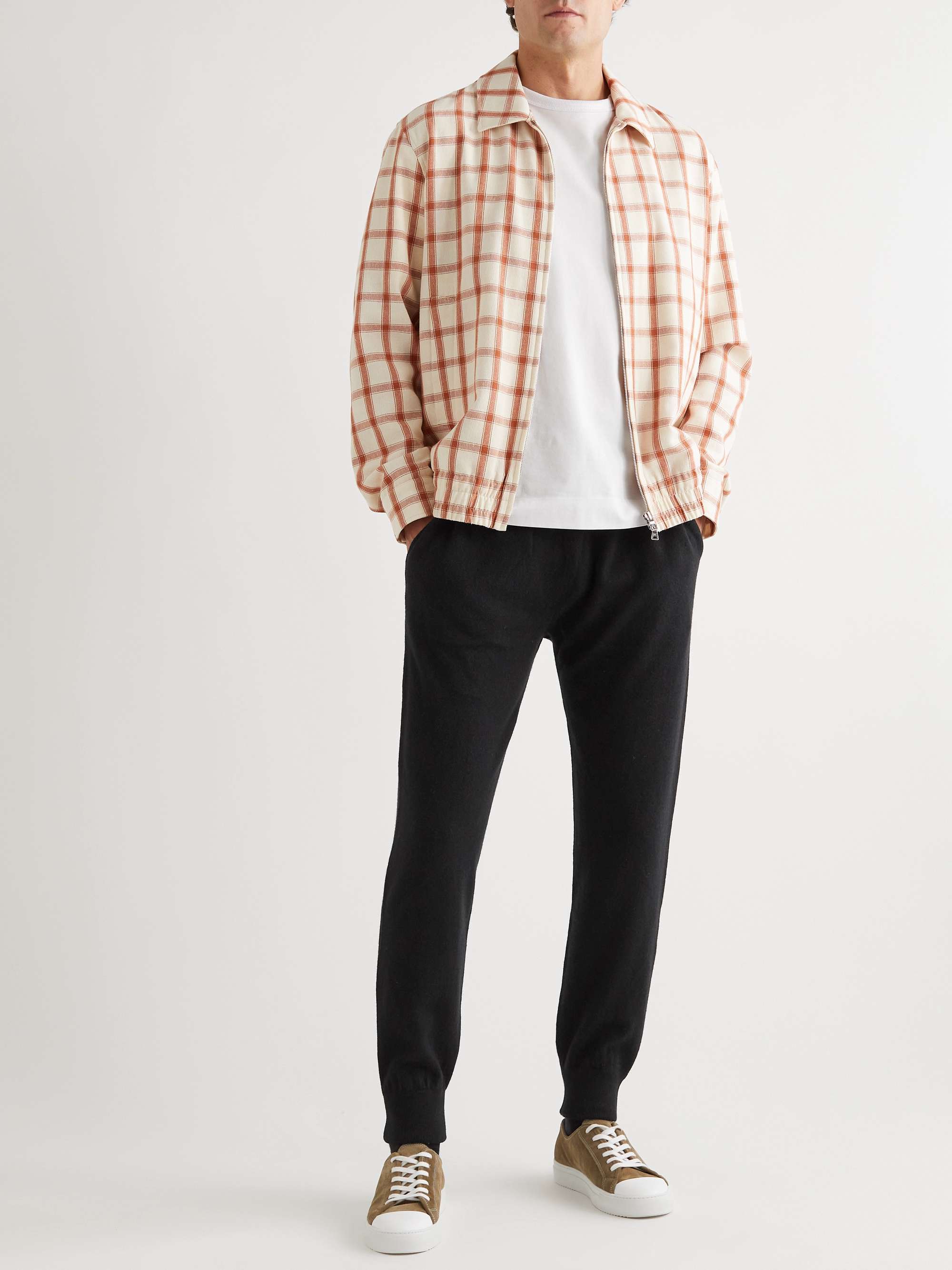 MR P. Slim-Fit Melangé Wool and Cashmere-Blend Sweatpants