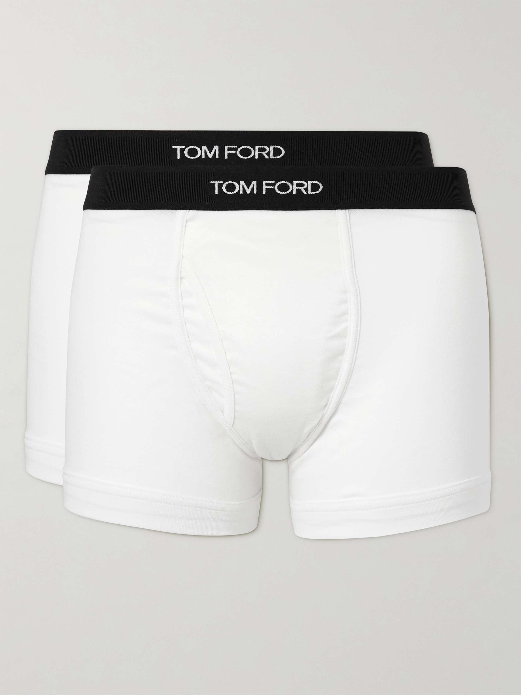 TOM FORD Two-Pack Stretch-Cotton Boxer Briefs for Men