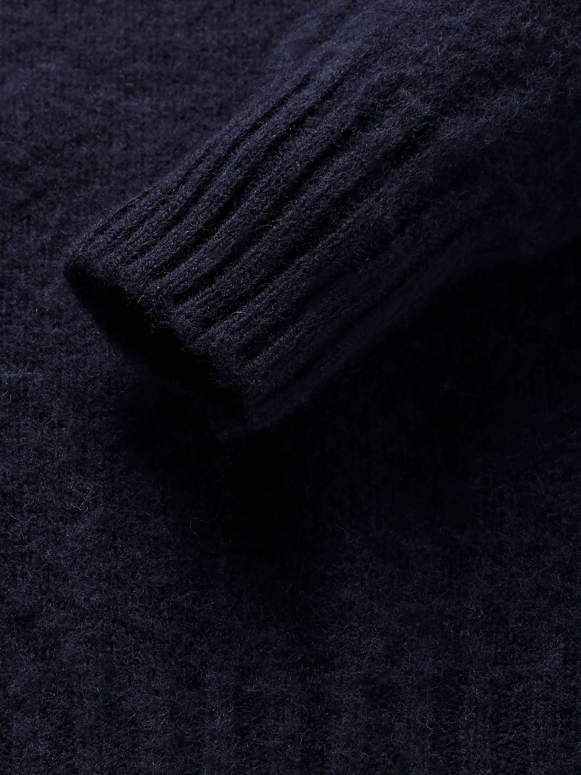 HOWLIN' Polo in lana spazzolata Ghost Pressure
