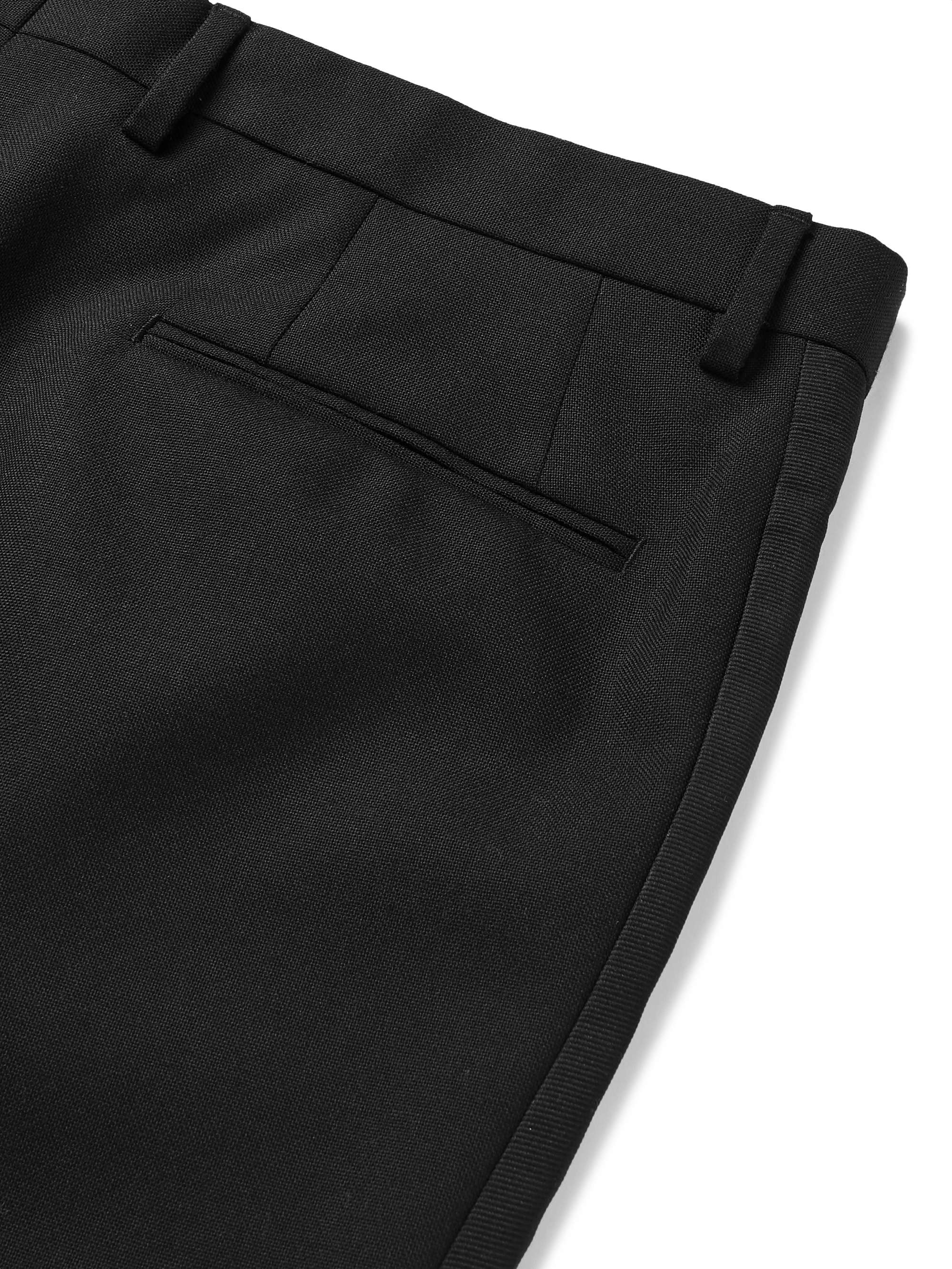 MR P. Grosgrain-Trimmed Virgin Wool Tuxedo Trousers