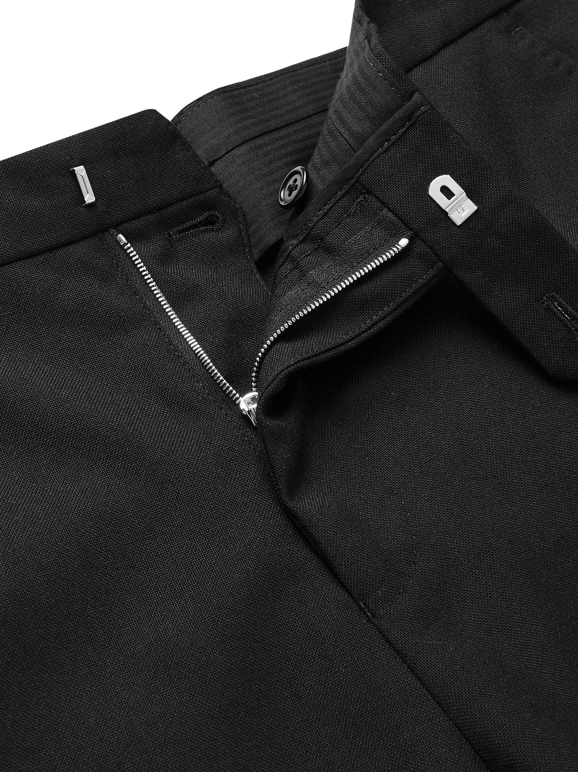 MR P. Grosgrain-Trimmed Virgin Wool Tuxedo Trousers