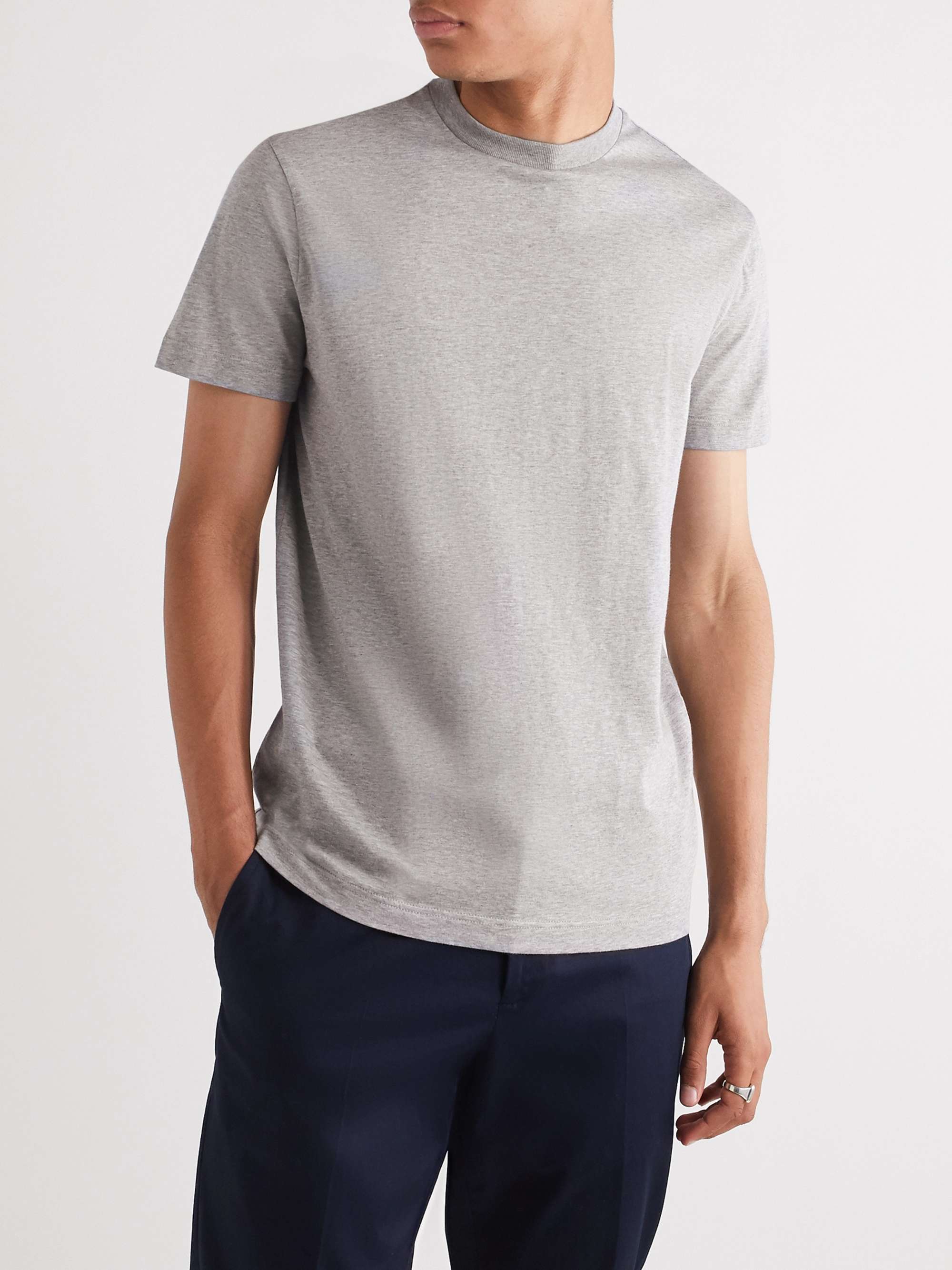 PRADA Three-Pack Cotton-Jersey T-Shirts