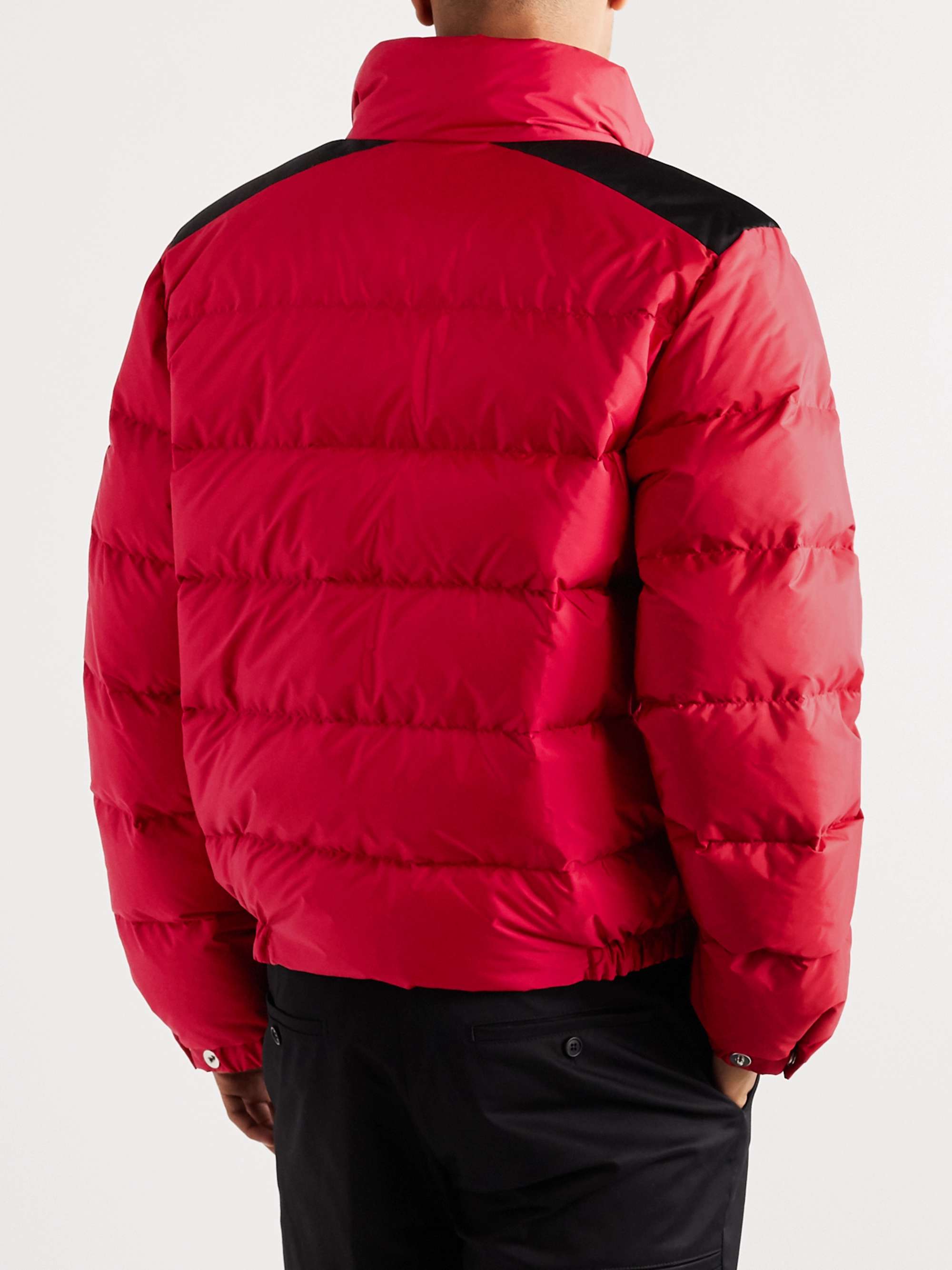 PRADA Logo-Appliquéd Quilted Nylon Down Jacket