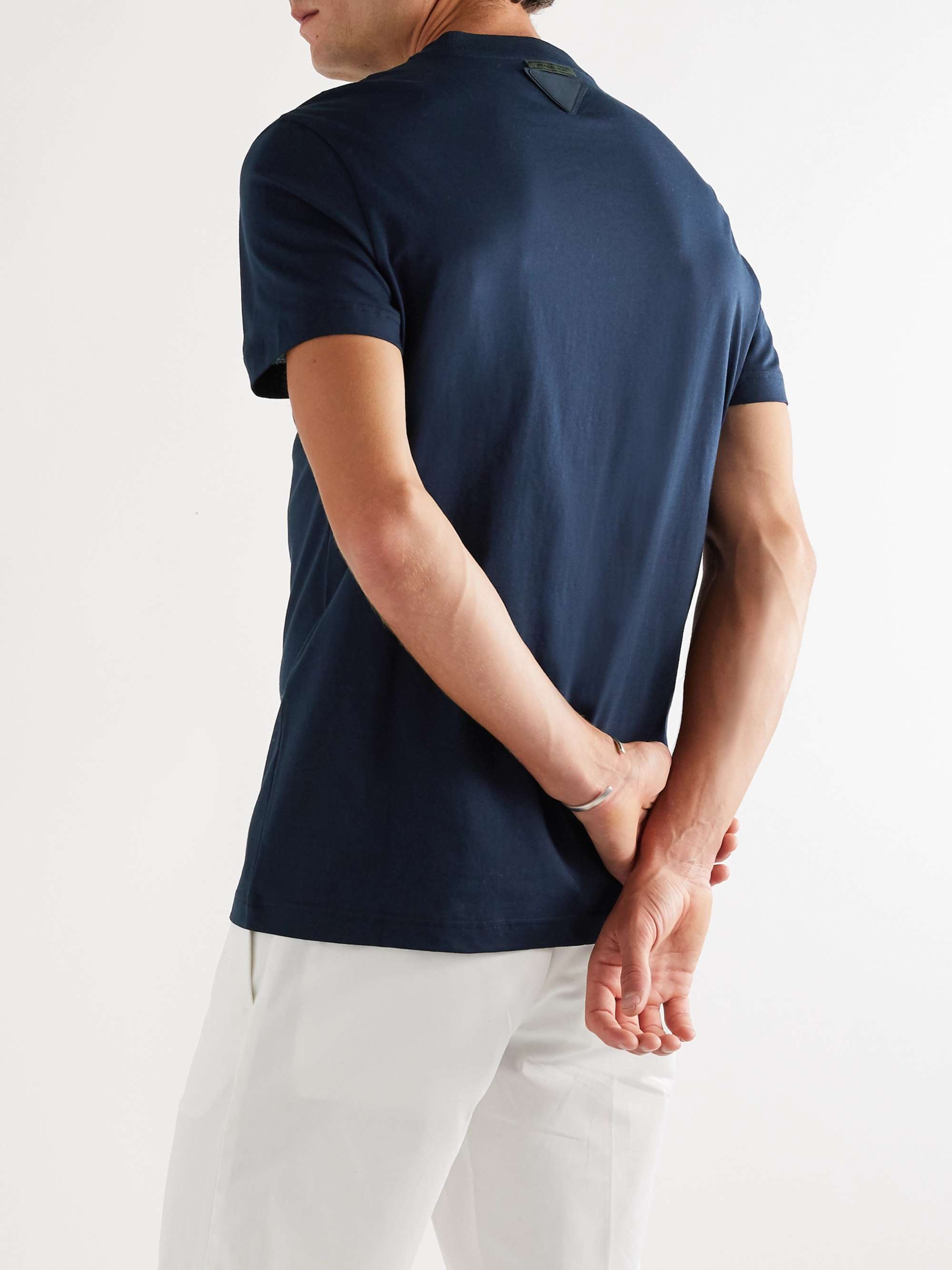 PRADA Three-Pack Cotton-Jersey T-Shirts