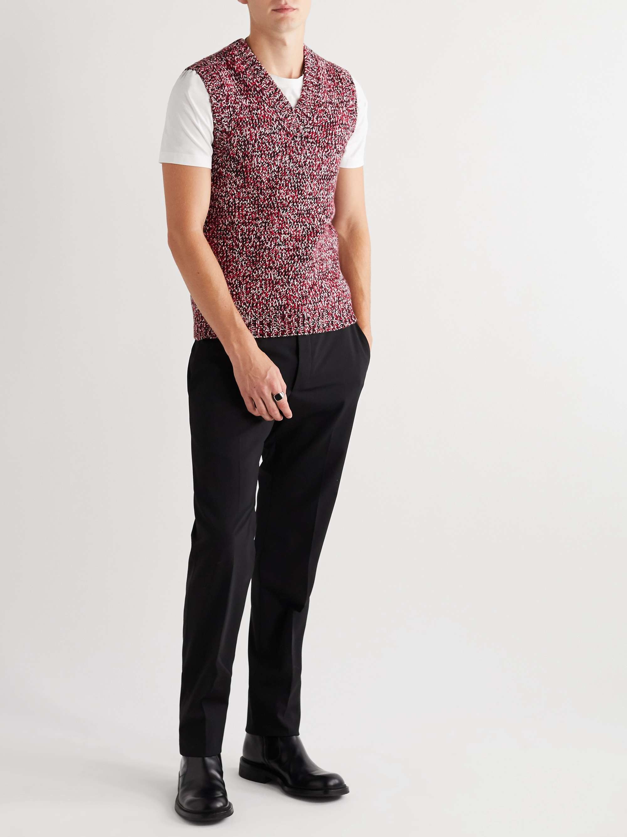 PRADA Slim-Fit Virgin Wool and Cashmere-Blend Sweater Vest