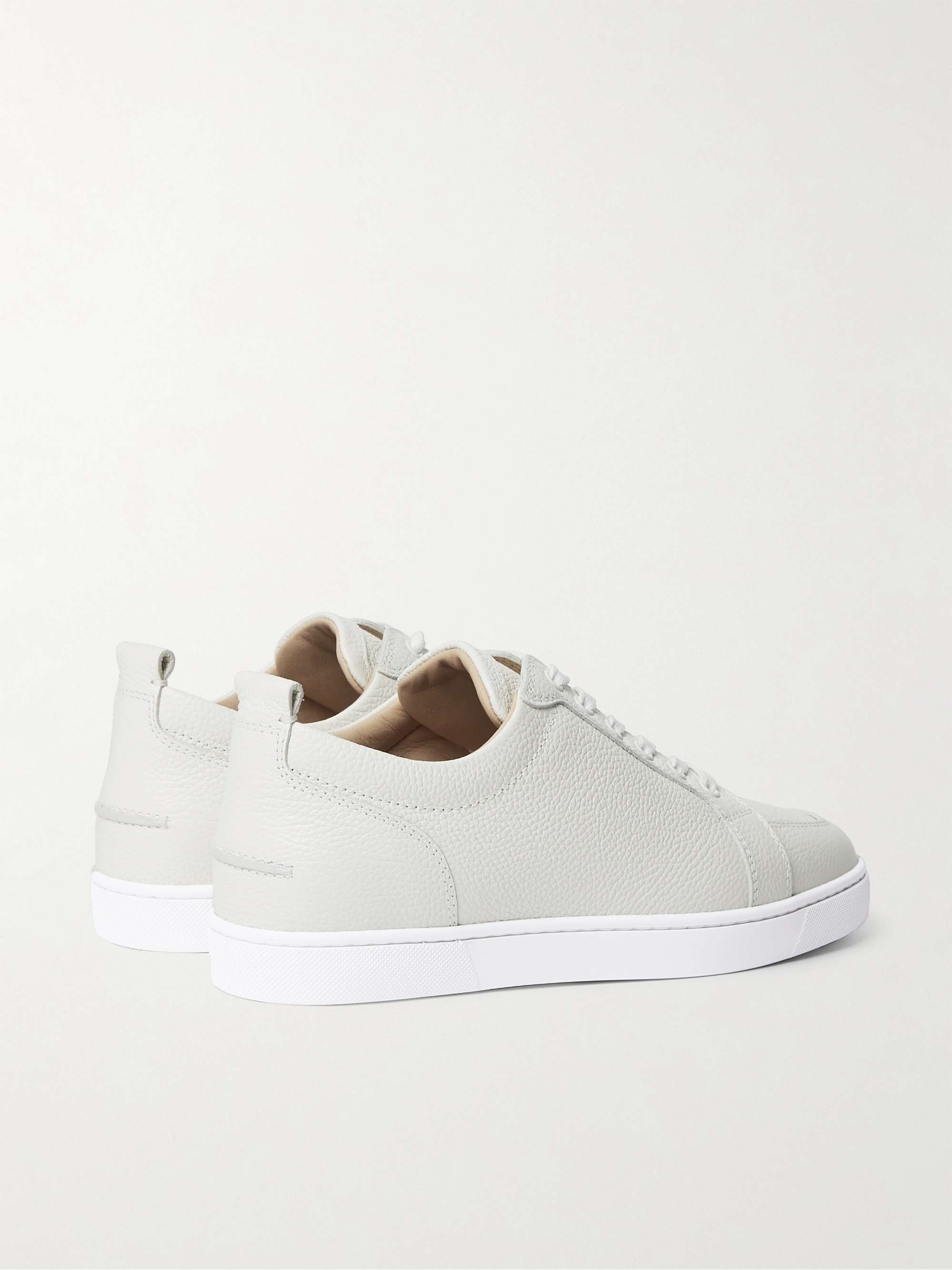 CHRISTIAN LOUBOUTIN Rantulow Full-Grain Leather Sneakers