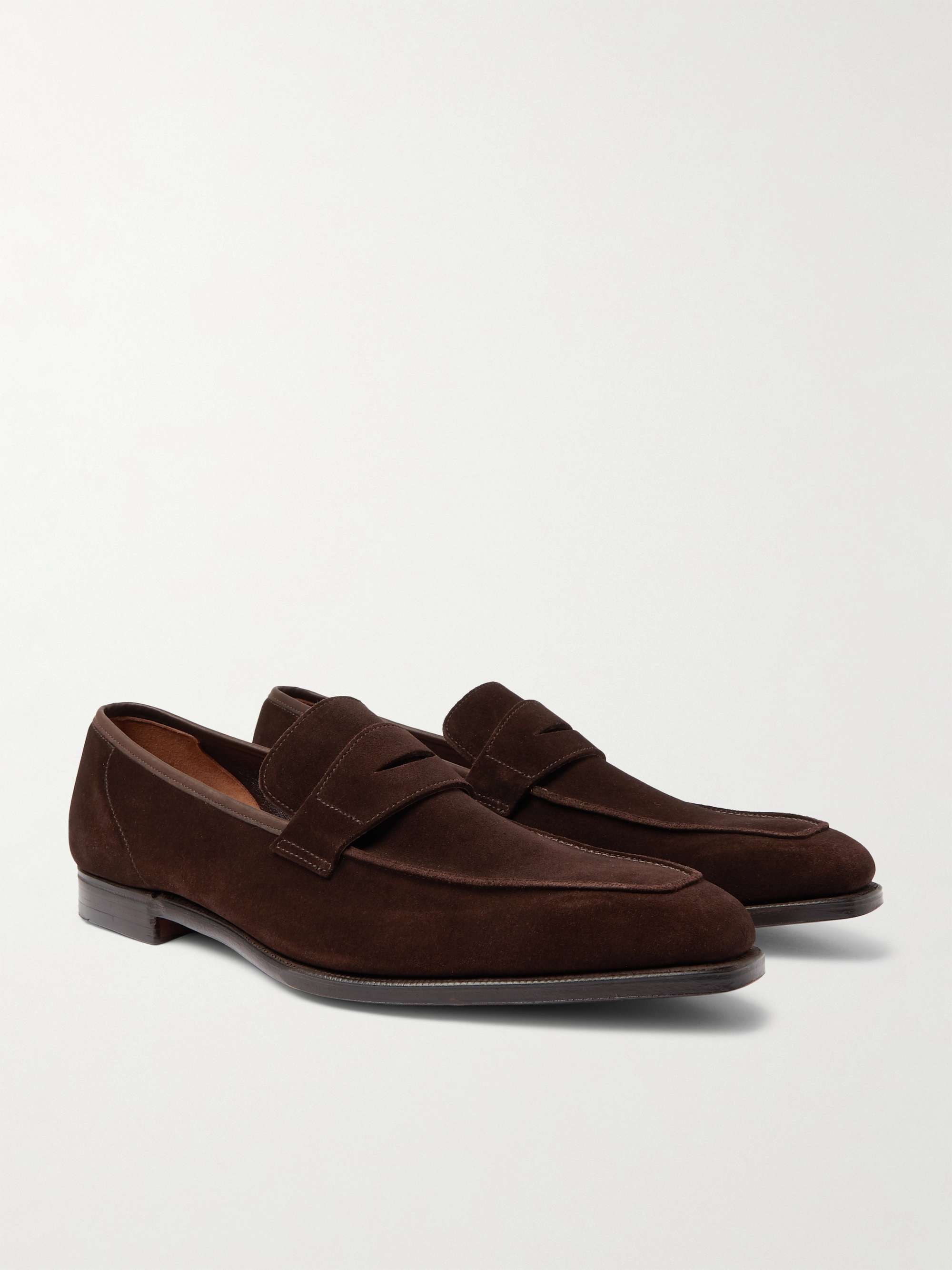 GEORGE CLEVERLEY George Full-Grain Leather Penny Loafers