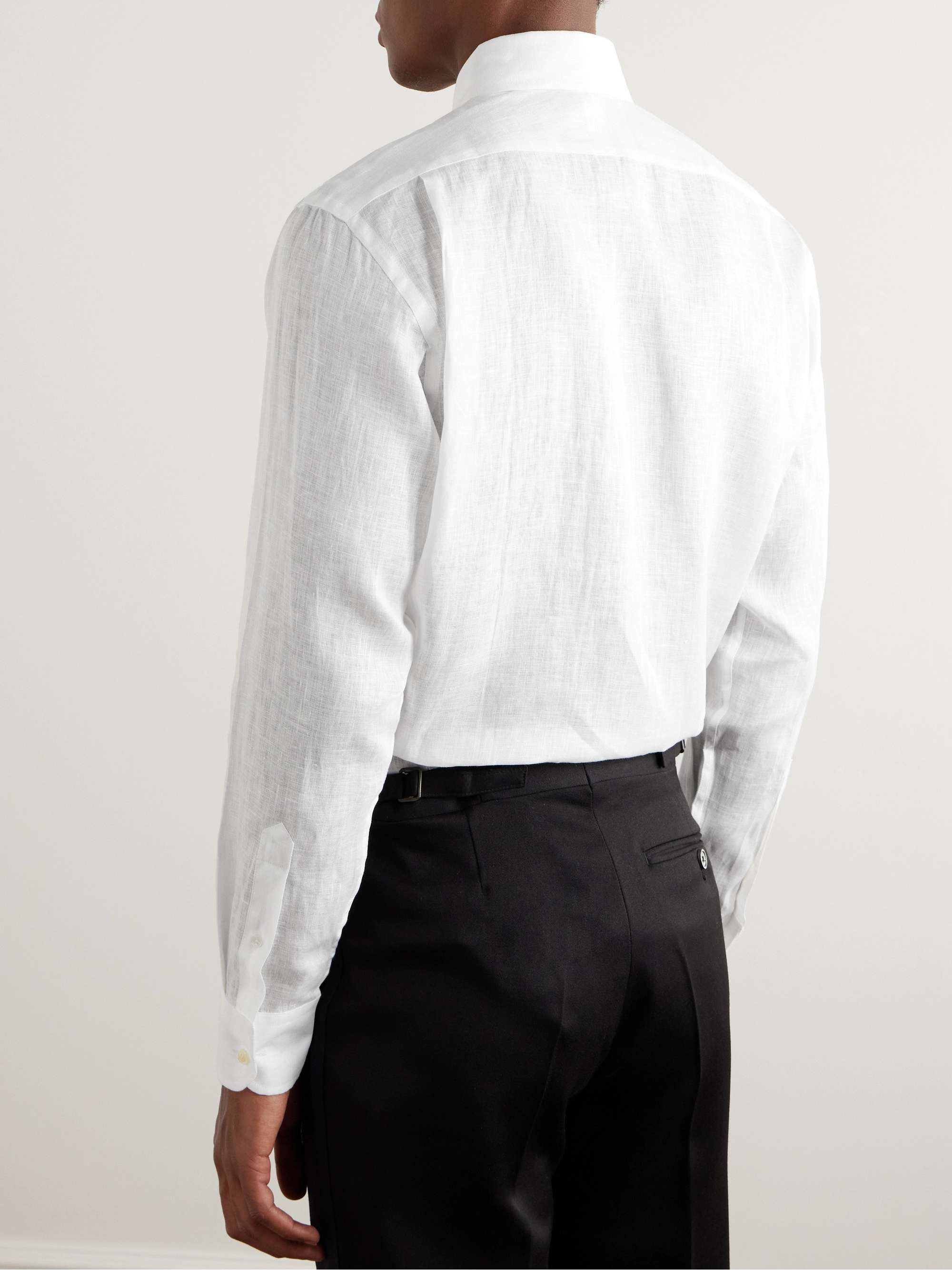 FAVOURBROOK Bib-Front Linen Shirt