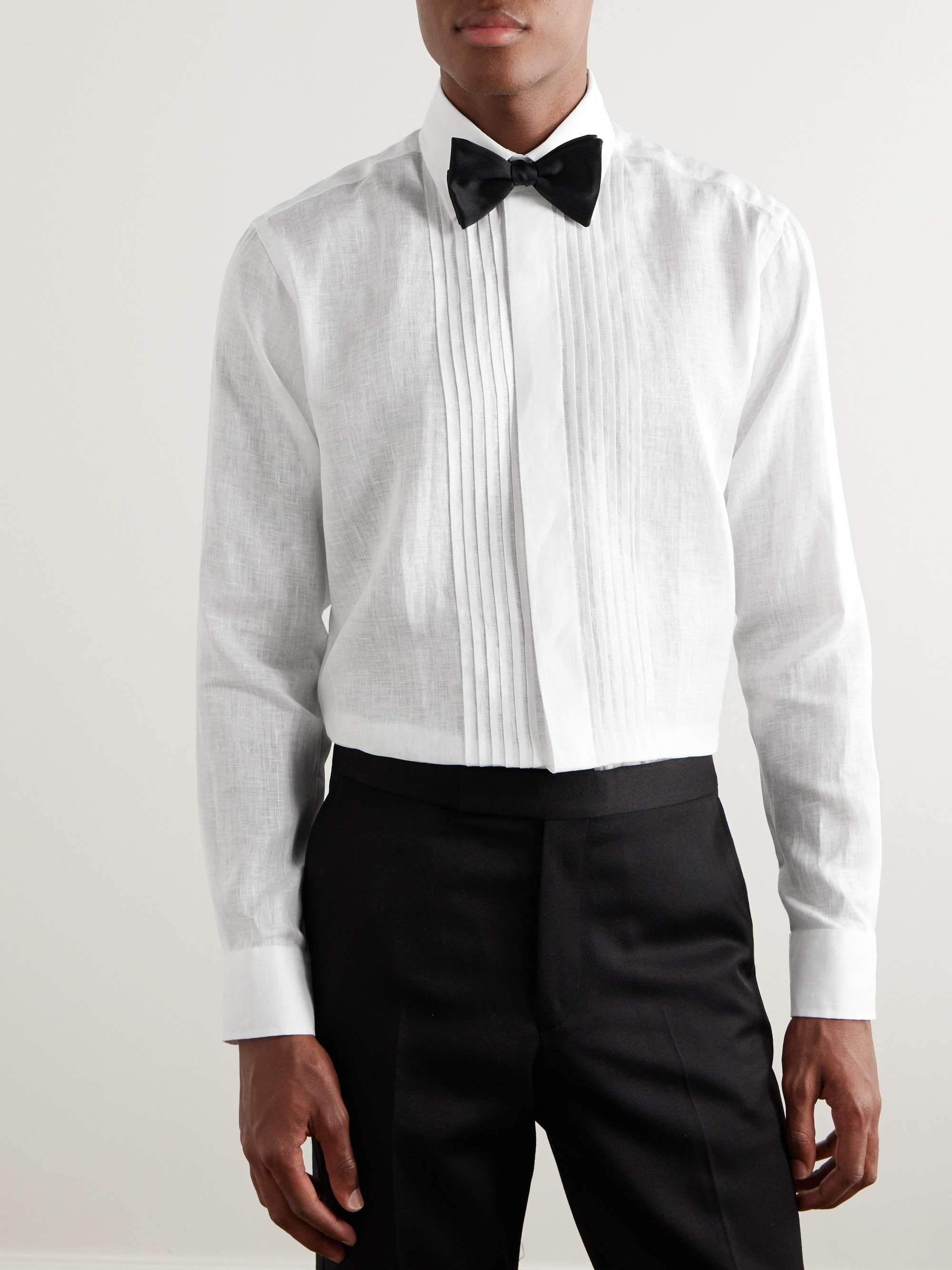 FAVOURBROOK Bib-Front Linen Shirt