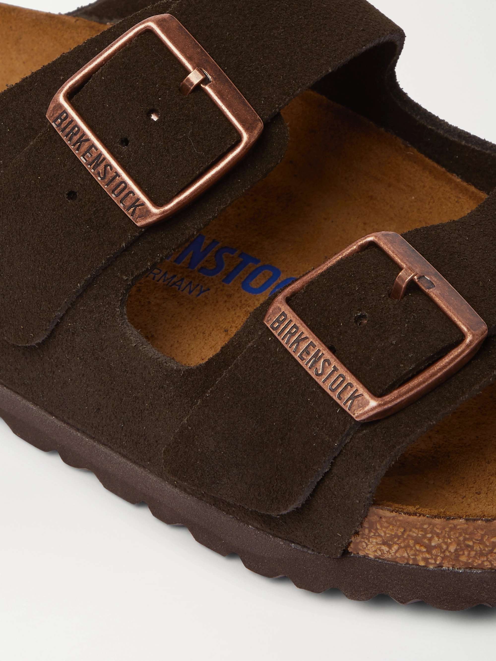 Arizona Suede Sandals in Brown - Birkenstock