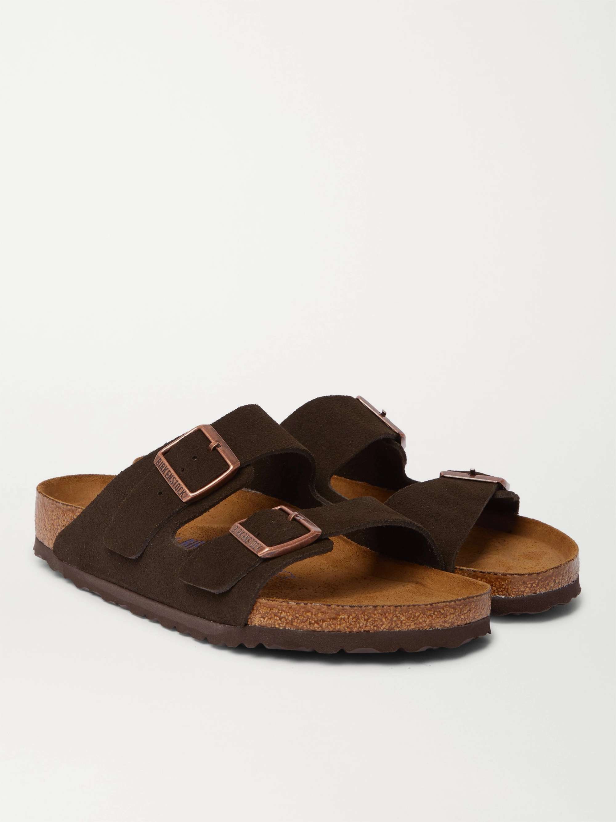 BIRKENSTOCK صندل Arizona من جلد السويد