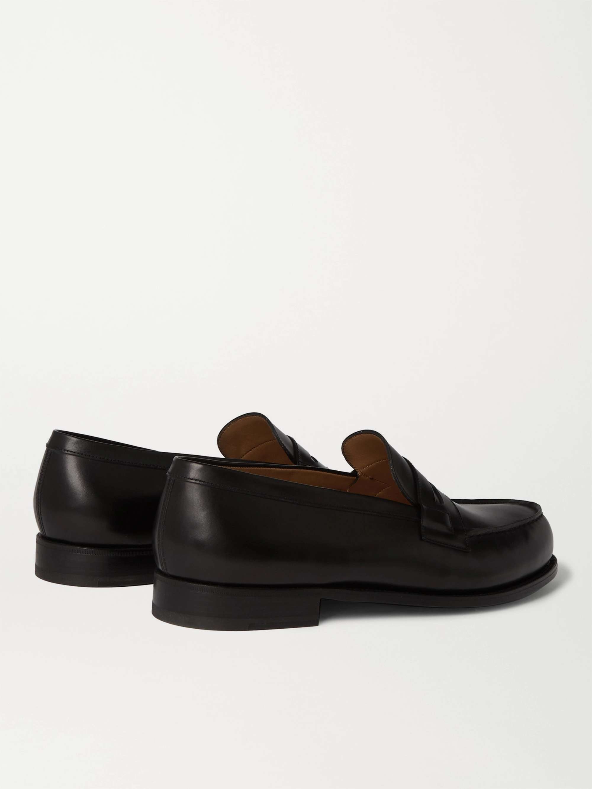 J.M. WESTON 180 Moccasin Leather Loafers