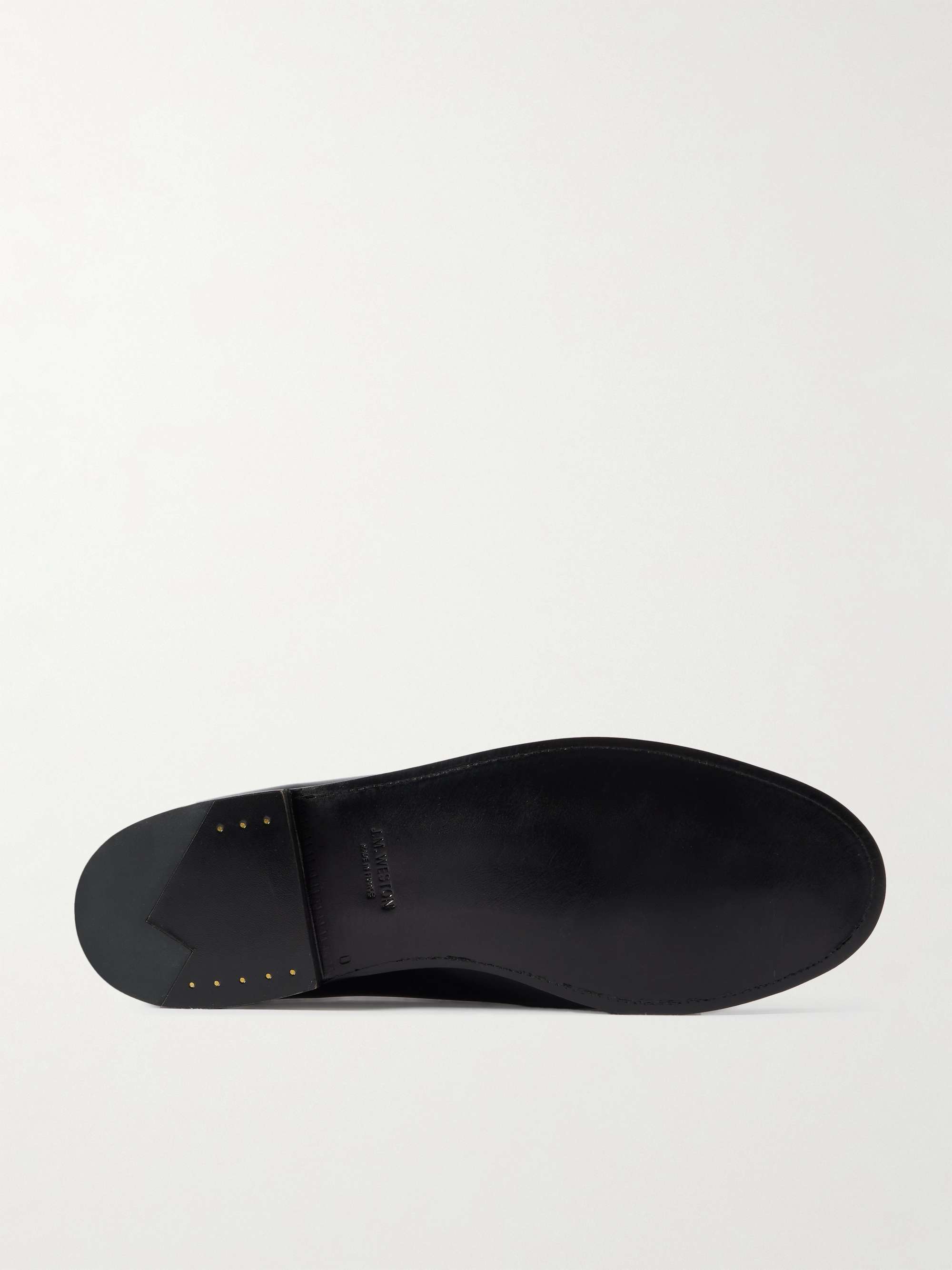 J.M. WESTON 180 Moccasin Leather Loafers