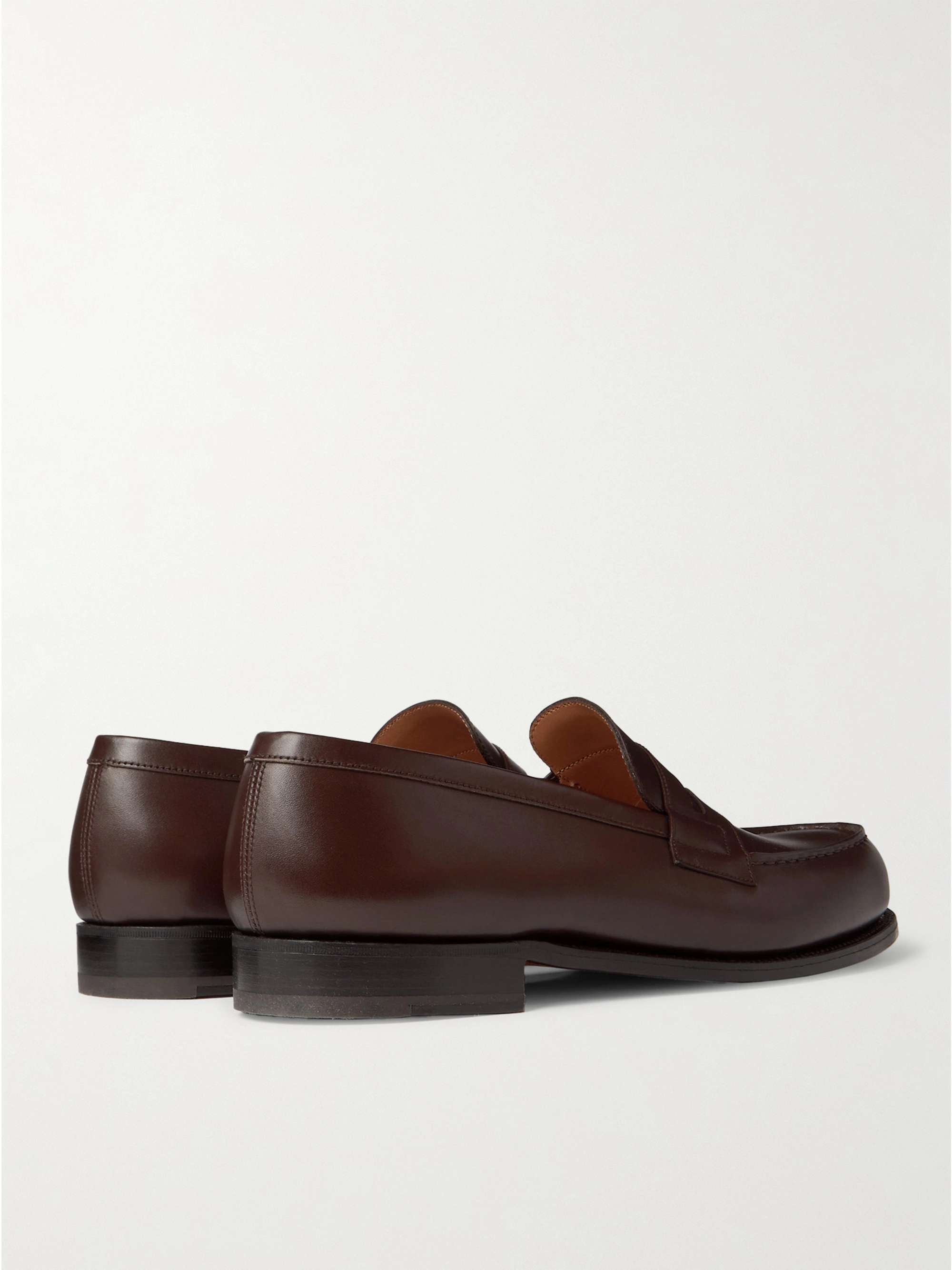 J.M. WESTON 180 Moccasin Leather Loafers