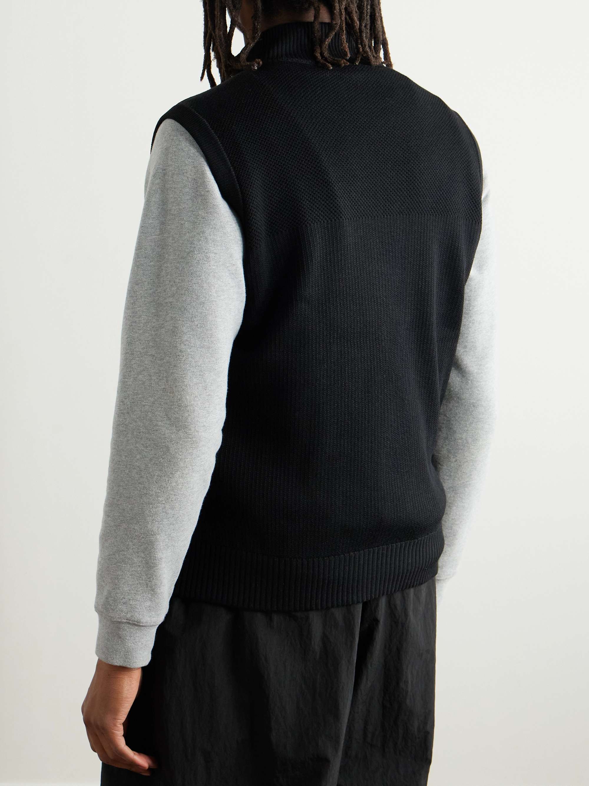 CANADA GOOSE HyBridge Slim-Fit Merino Wool and Quilted Nylon Down Gilet