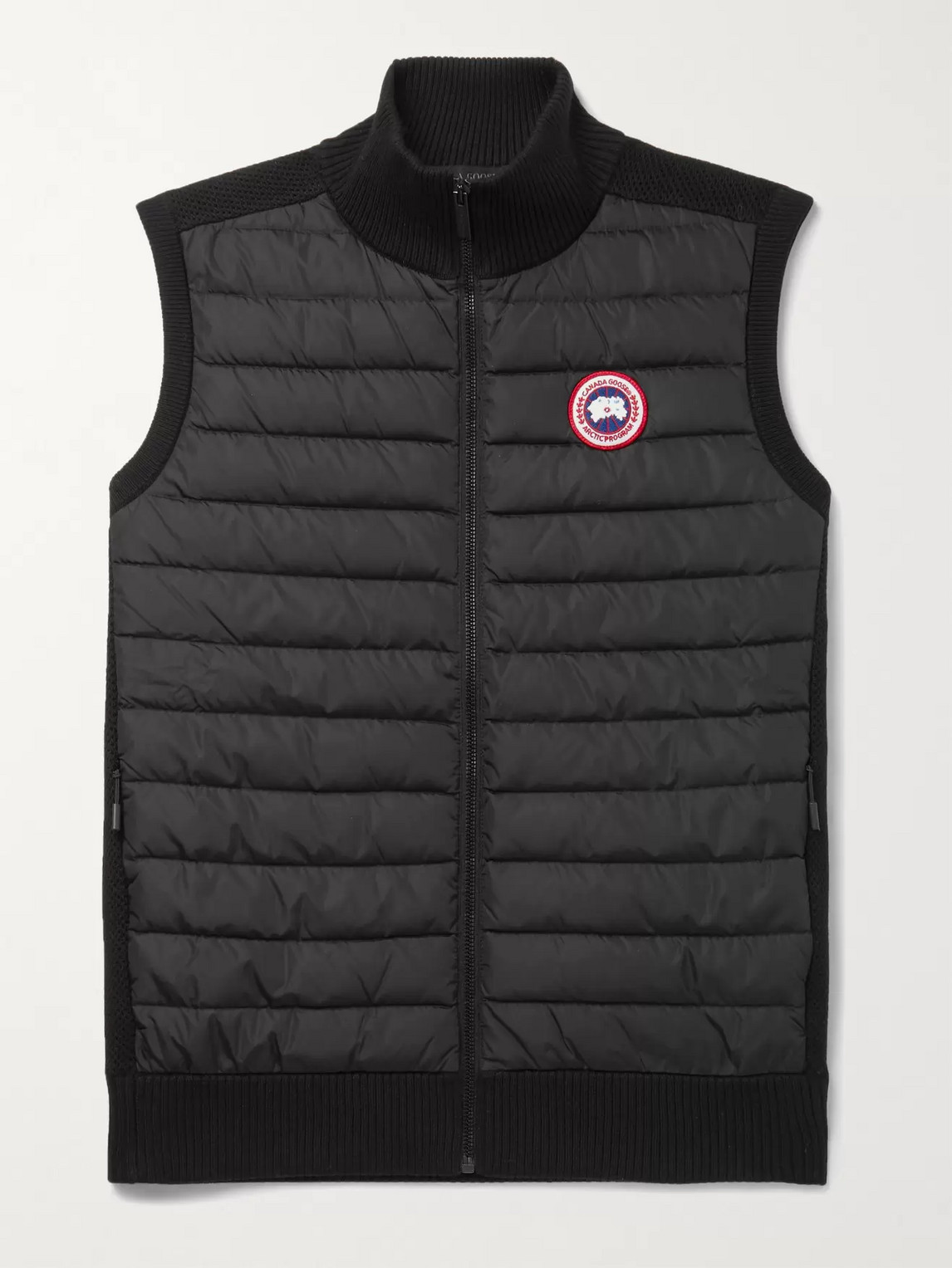 Canada Goose HyBridge Slim-Fit Merino Wool and Quilted Nylon Down Gilet - Men