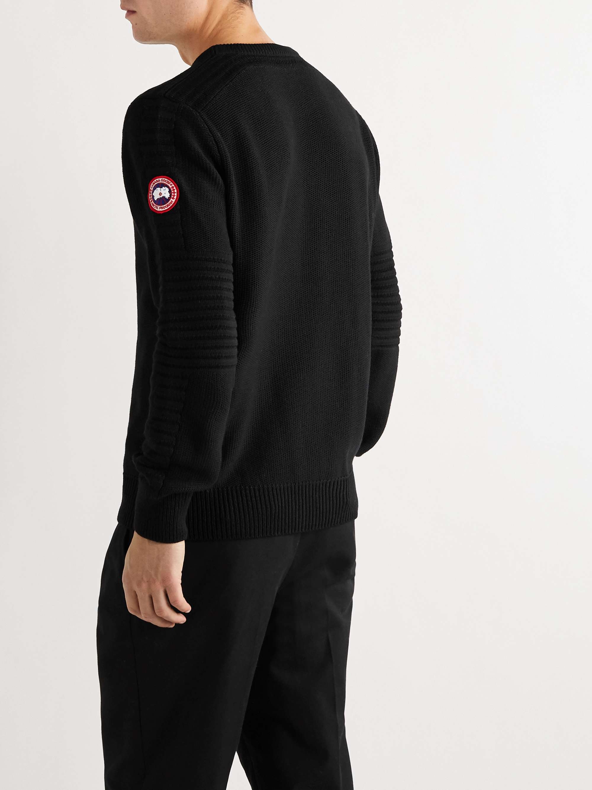 CANADA GOOSE كنزة Patterson من صوف المارينو