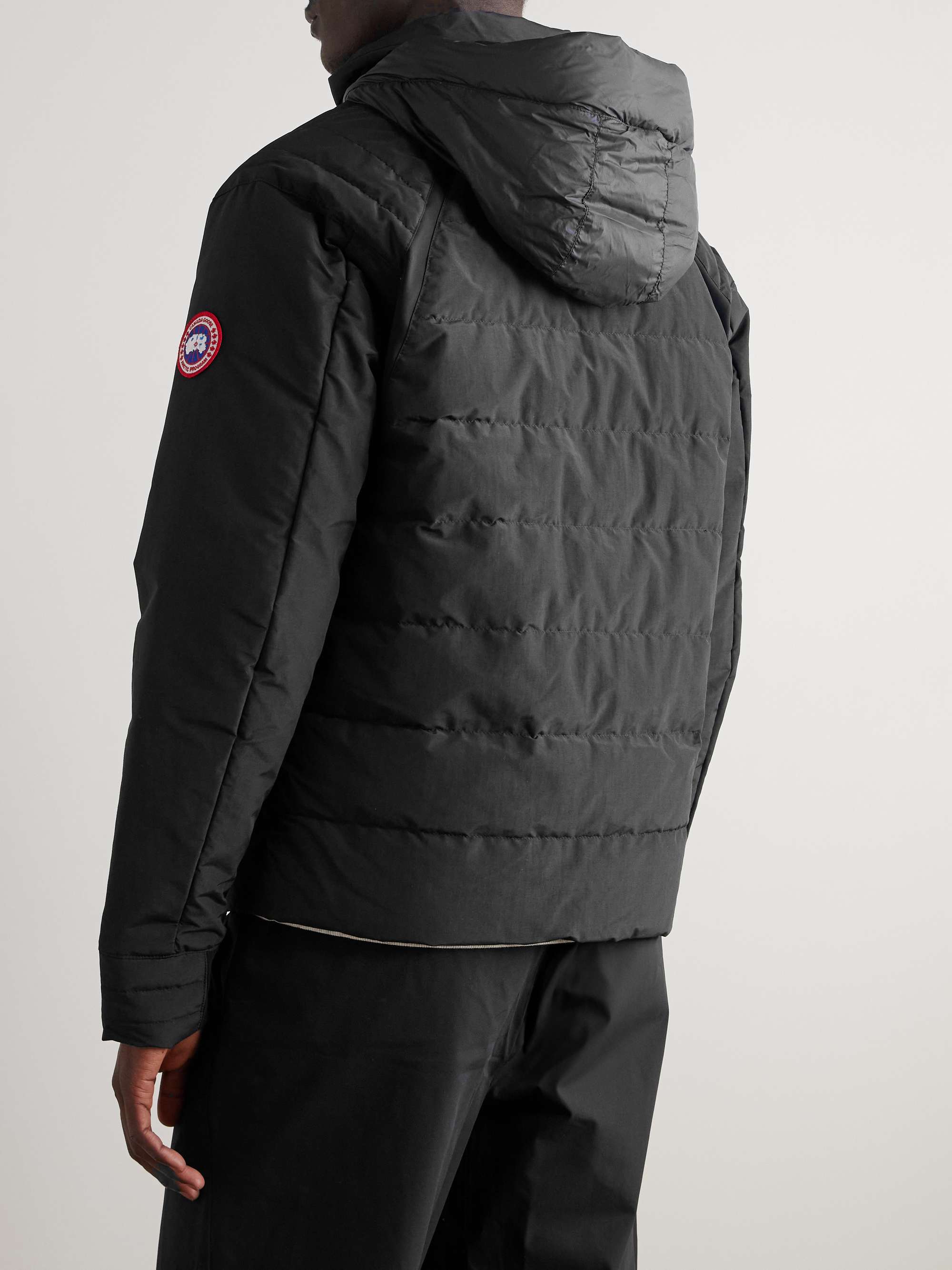 CANADA GOOSE HyBridge Quilted Nylon Hooded Down Jacket